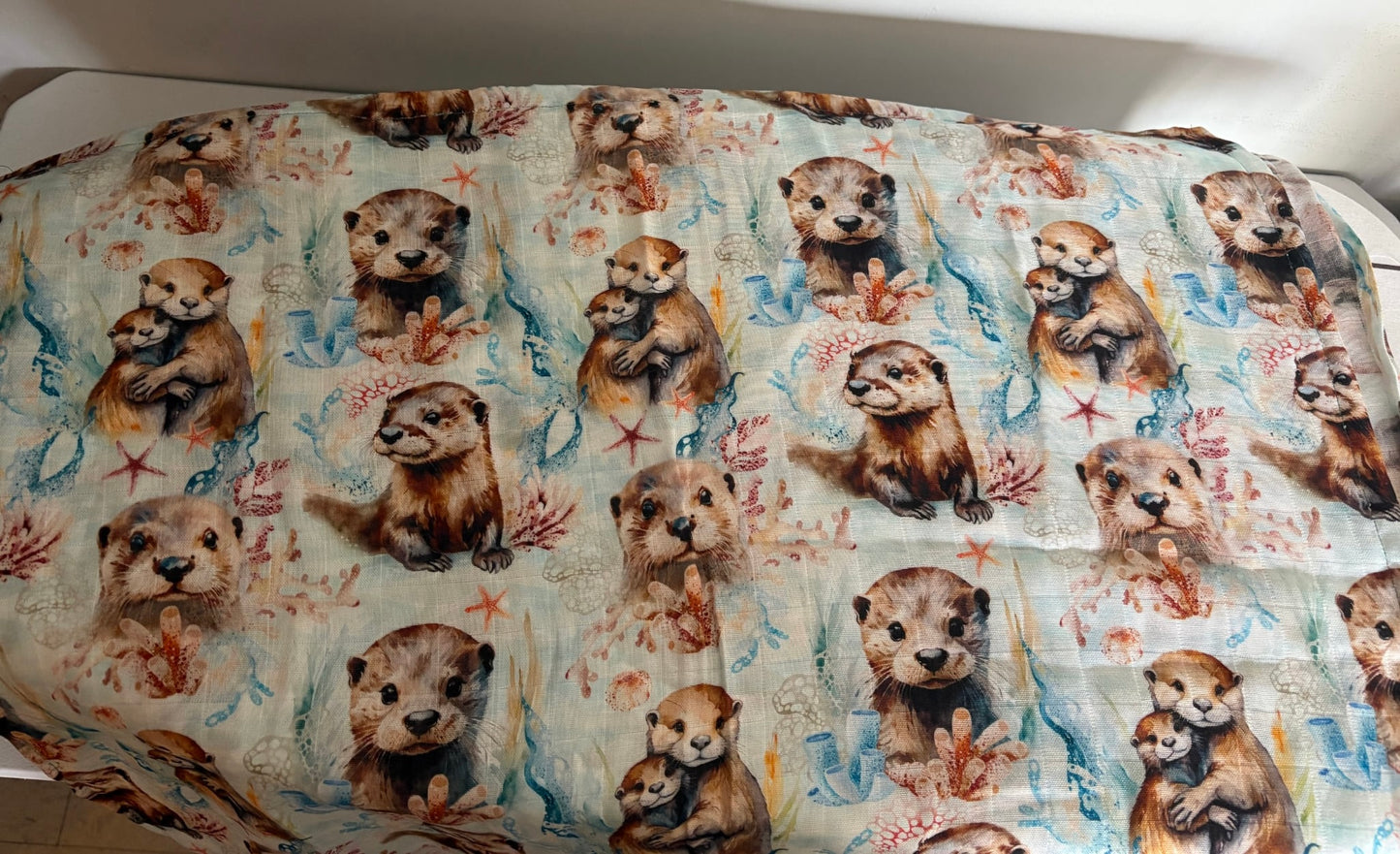 Mousseline loutre 🦦25x39 po approximativement