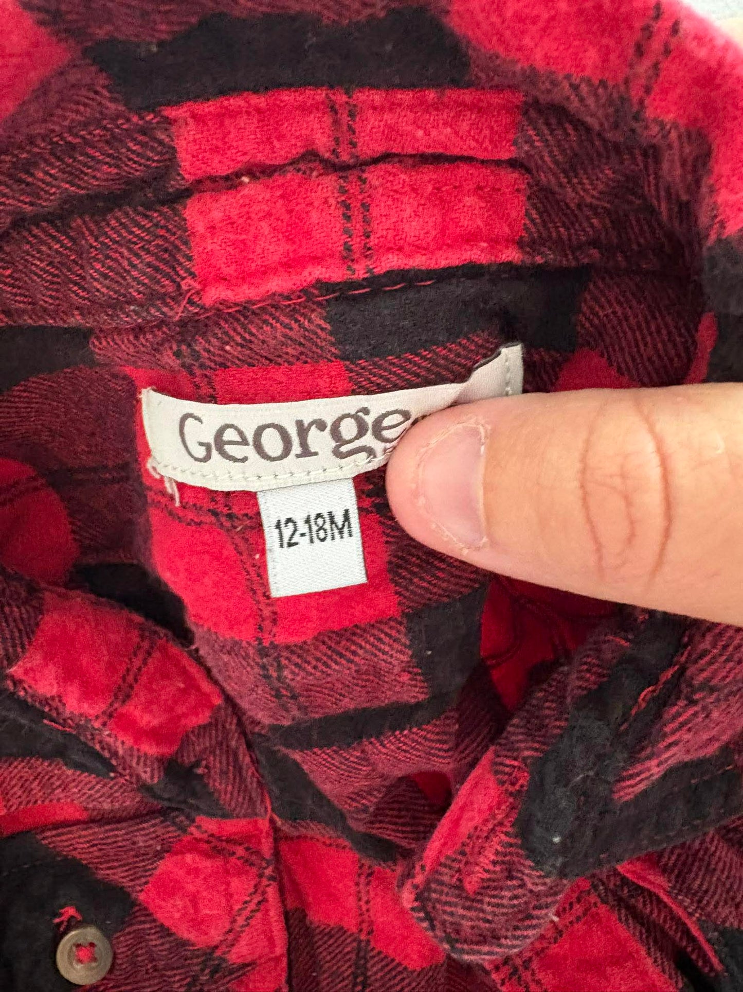 chemise george 12-18 mois