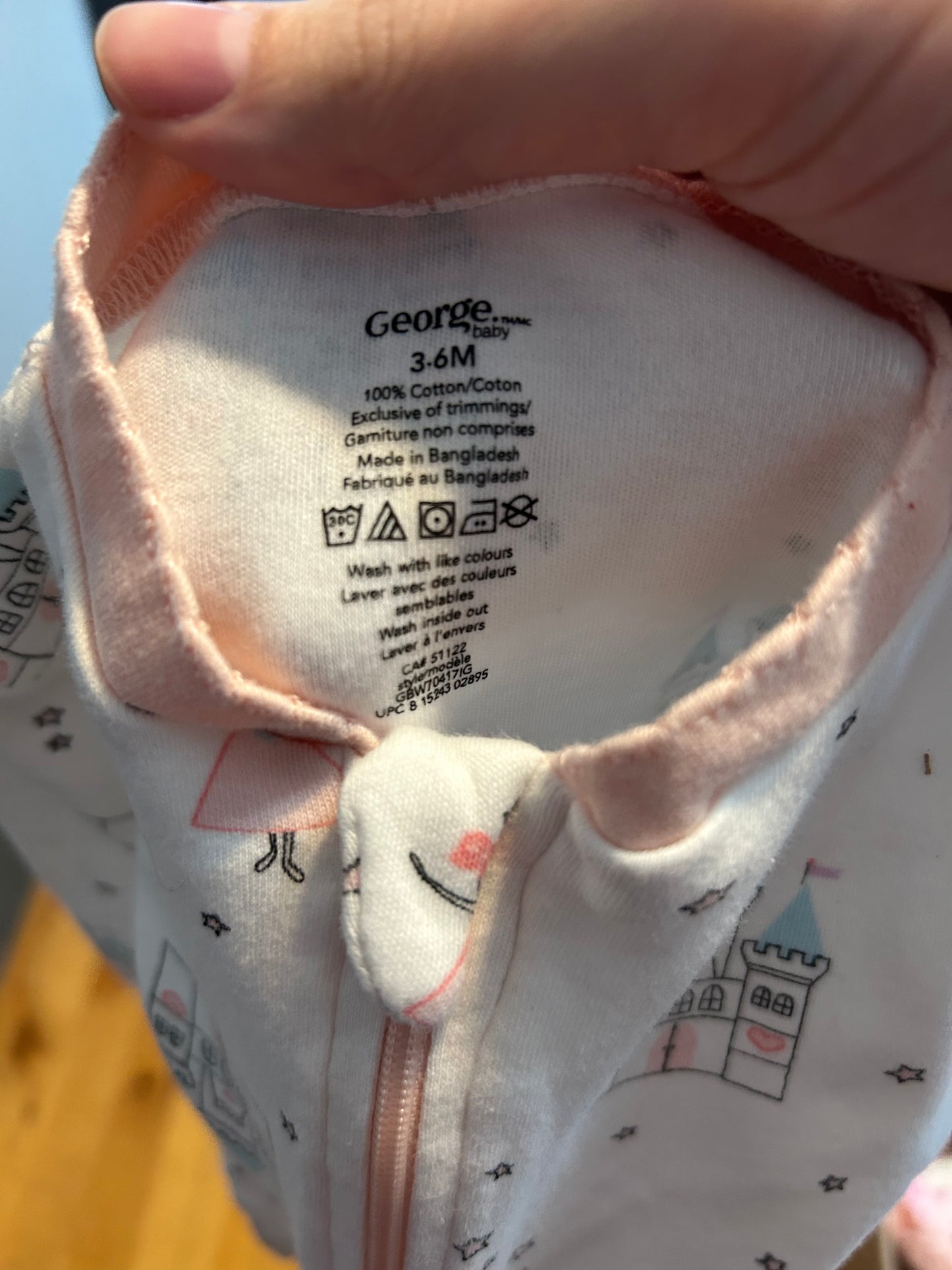 Pyjama george 3-6 mois