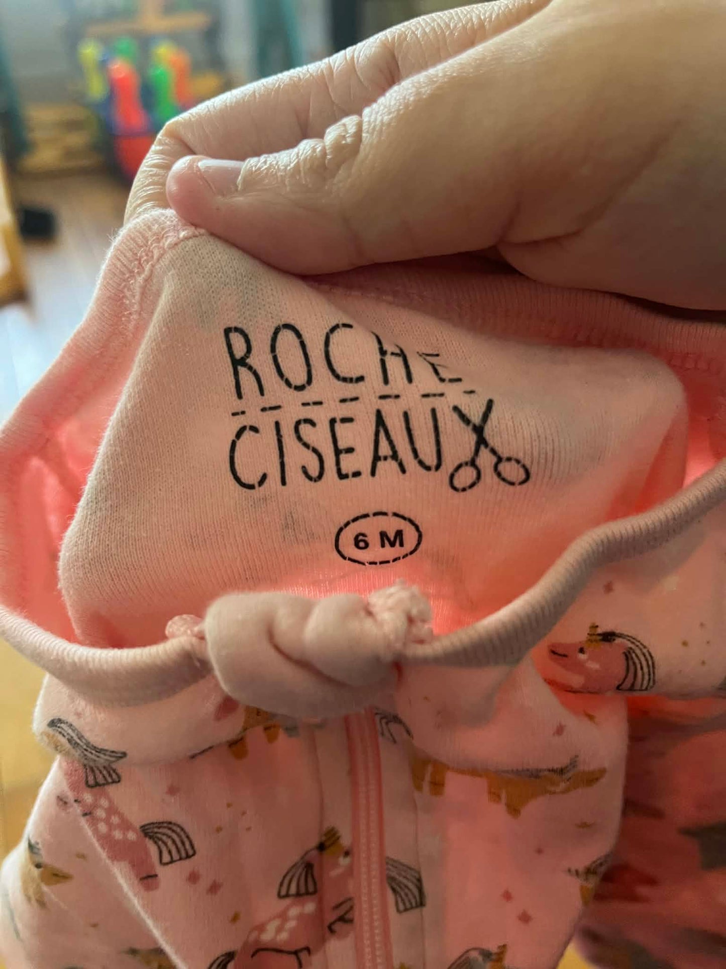 Pyjama roche ciseaux 6 mois