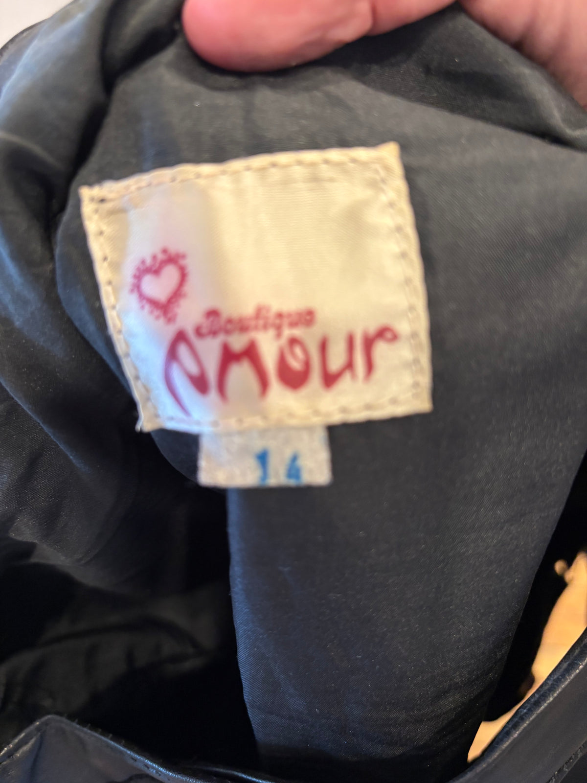 Jupe en cuir je dirait large (cmb)