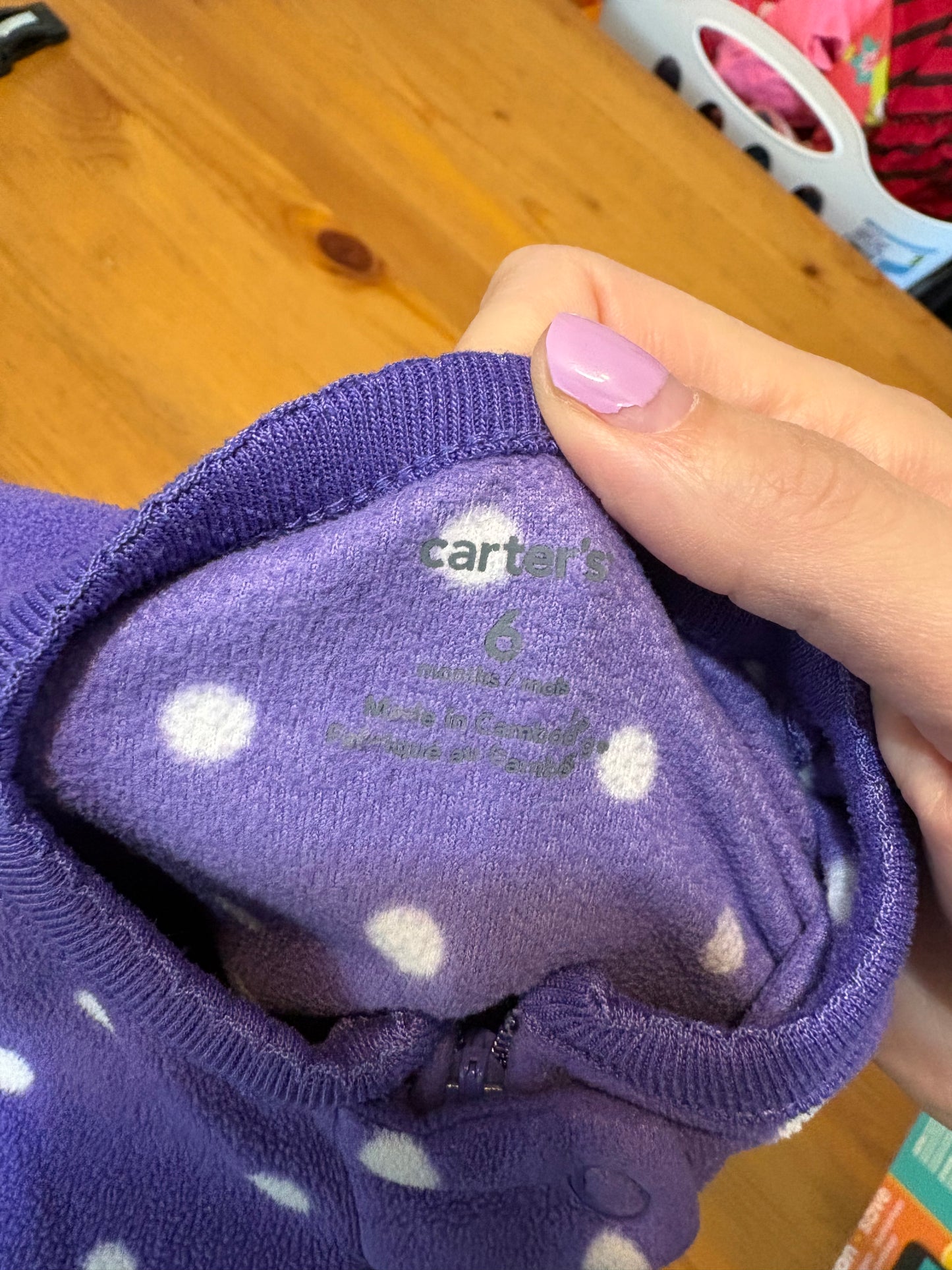 Pyjama carter’s 6 mois