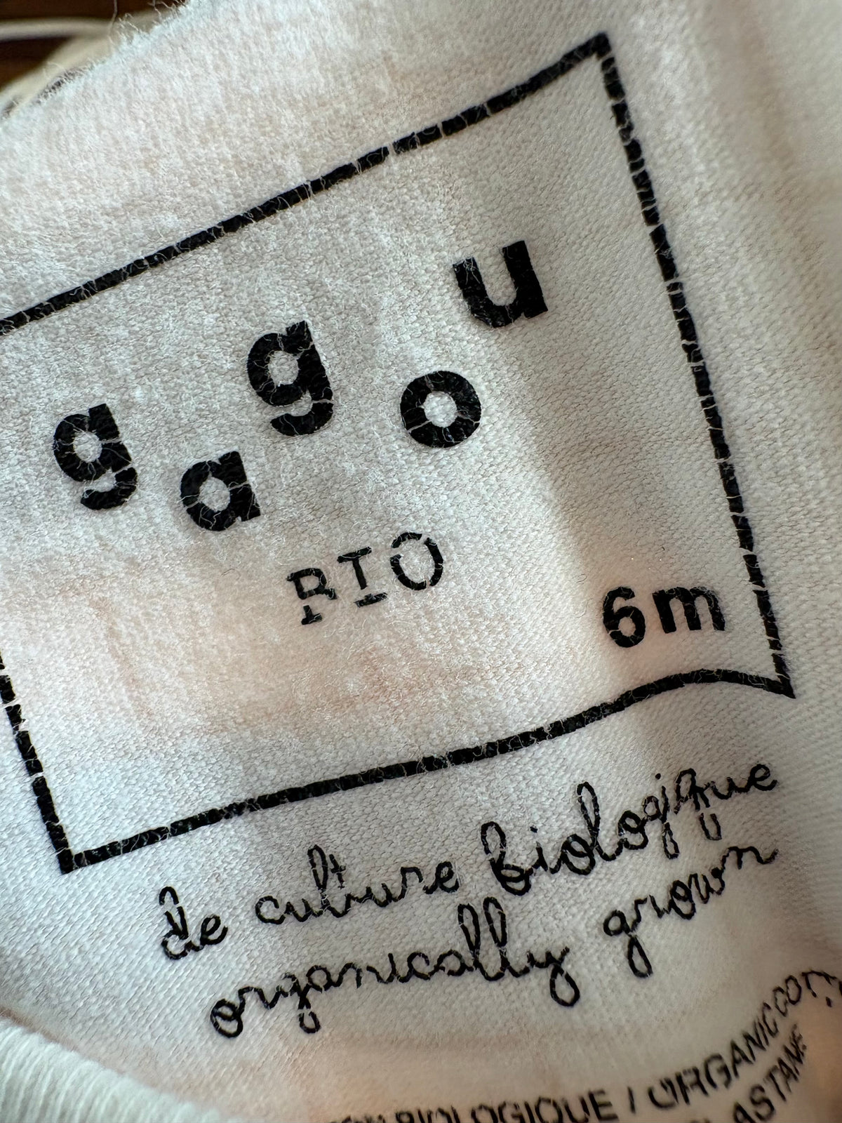 Chandail gagou tagou 6 mois (cmb)*