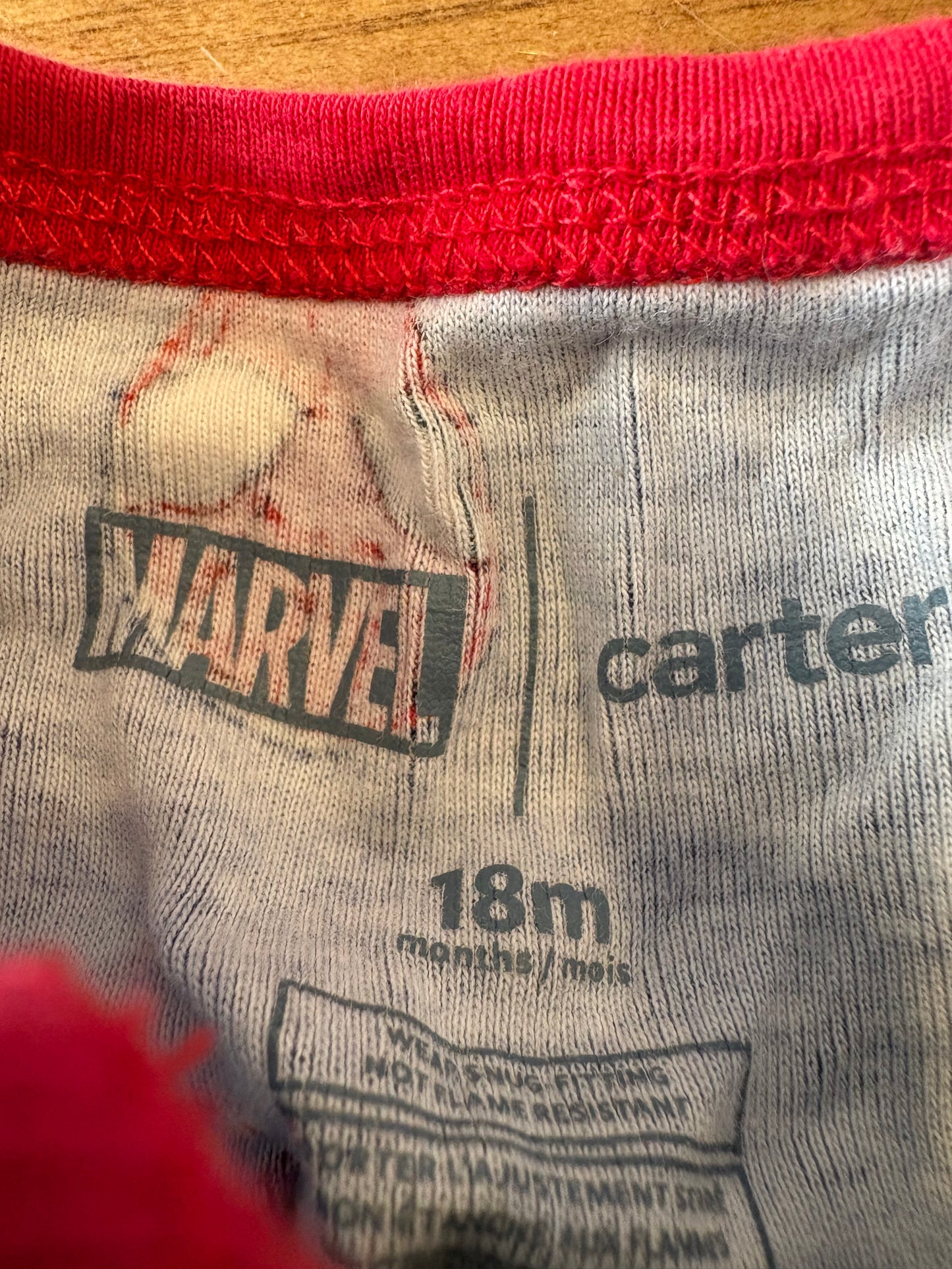 Pyjama Marvel 18 mois
