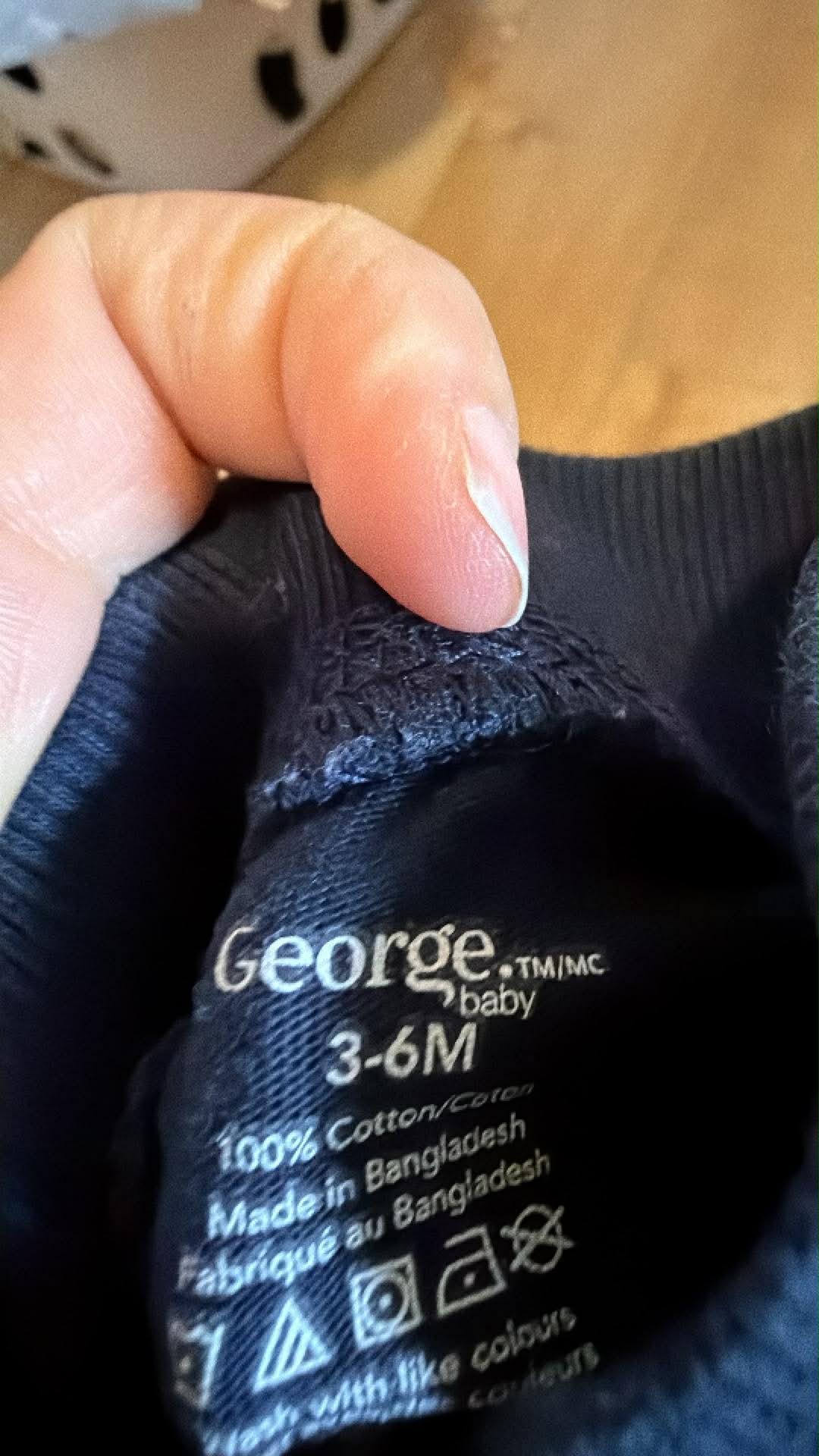Pantalon george 3-6 mois