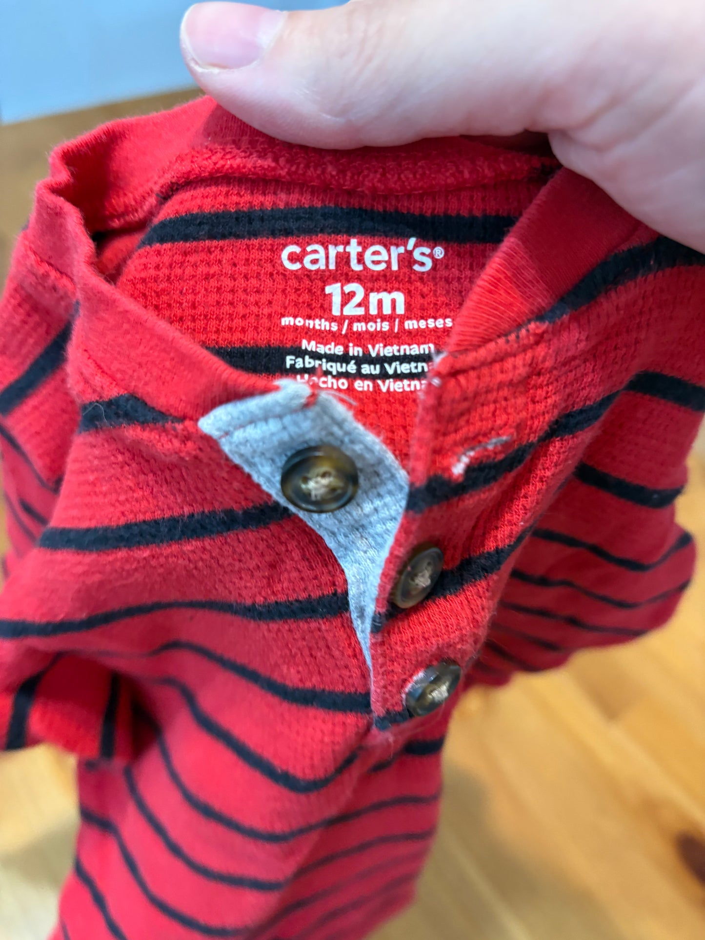 Gilet carter’s 12 mois