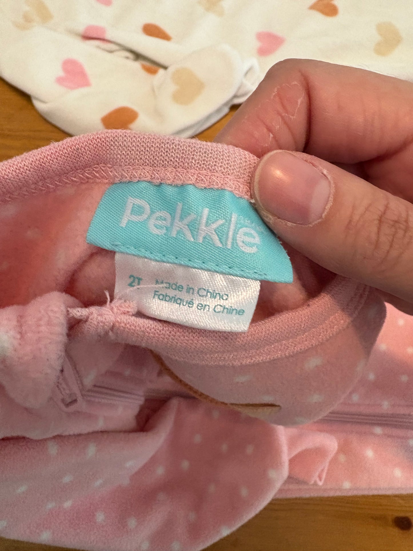 Ensemble 2 pyjama pekkle 2T