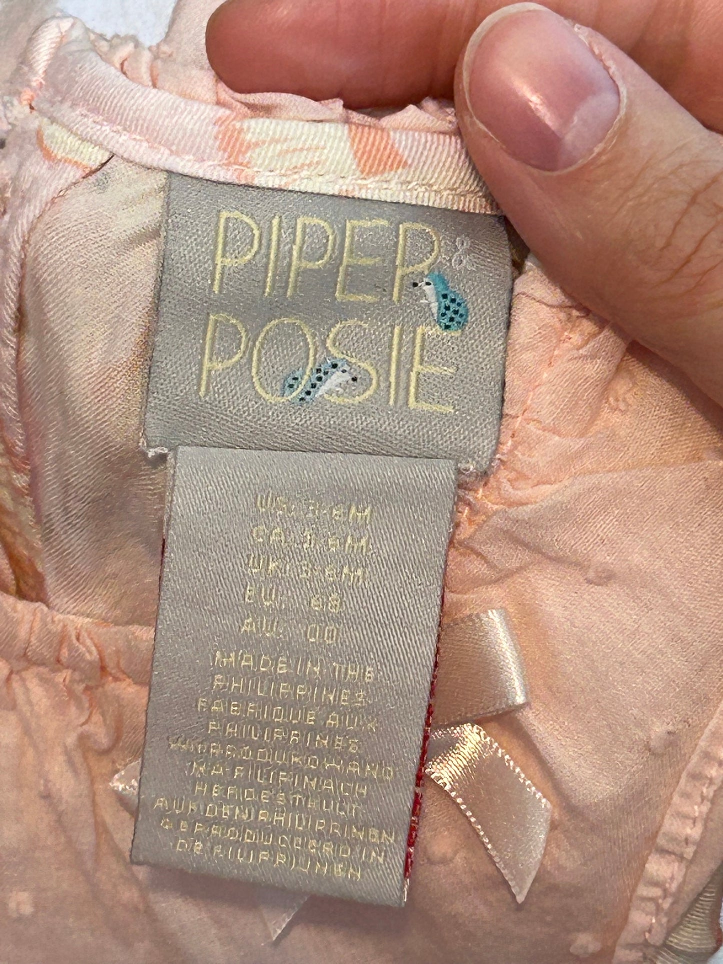 Robe piper & posie 3-6 mois