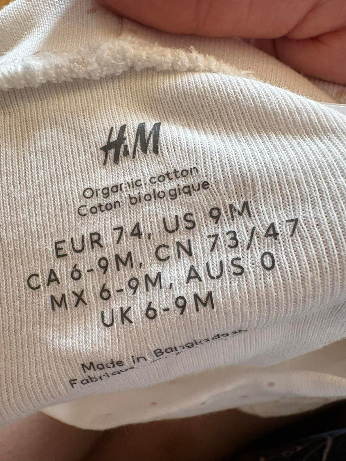 Pantalon h&m 6-9 mois (cmb)