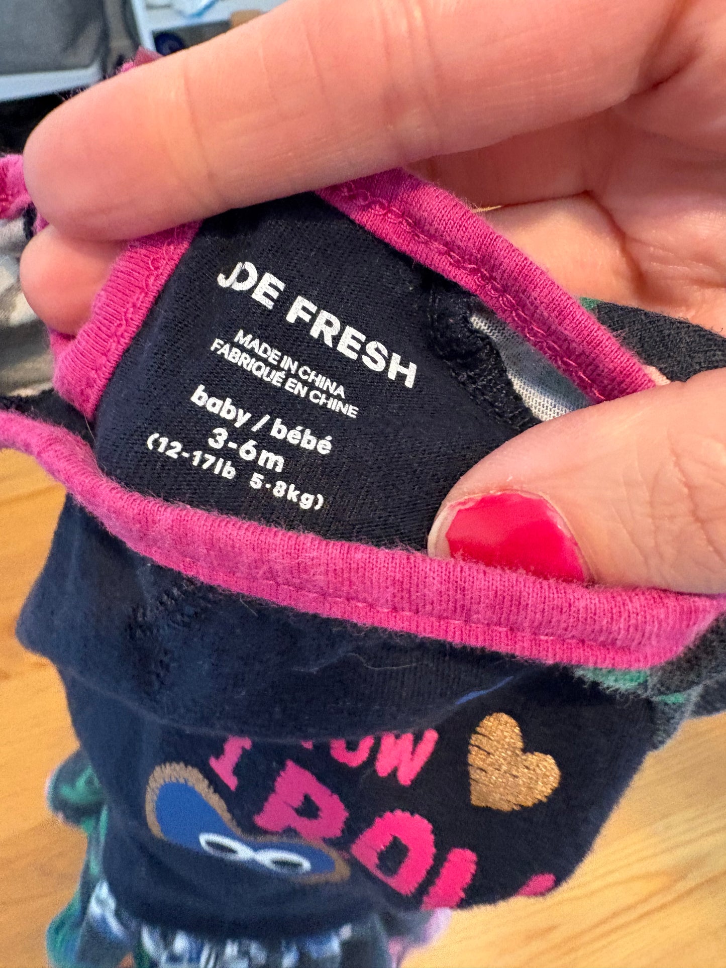 t-shirt joe fresh 3-6 mois