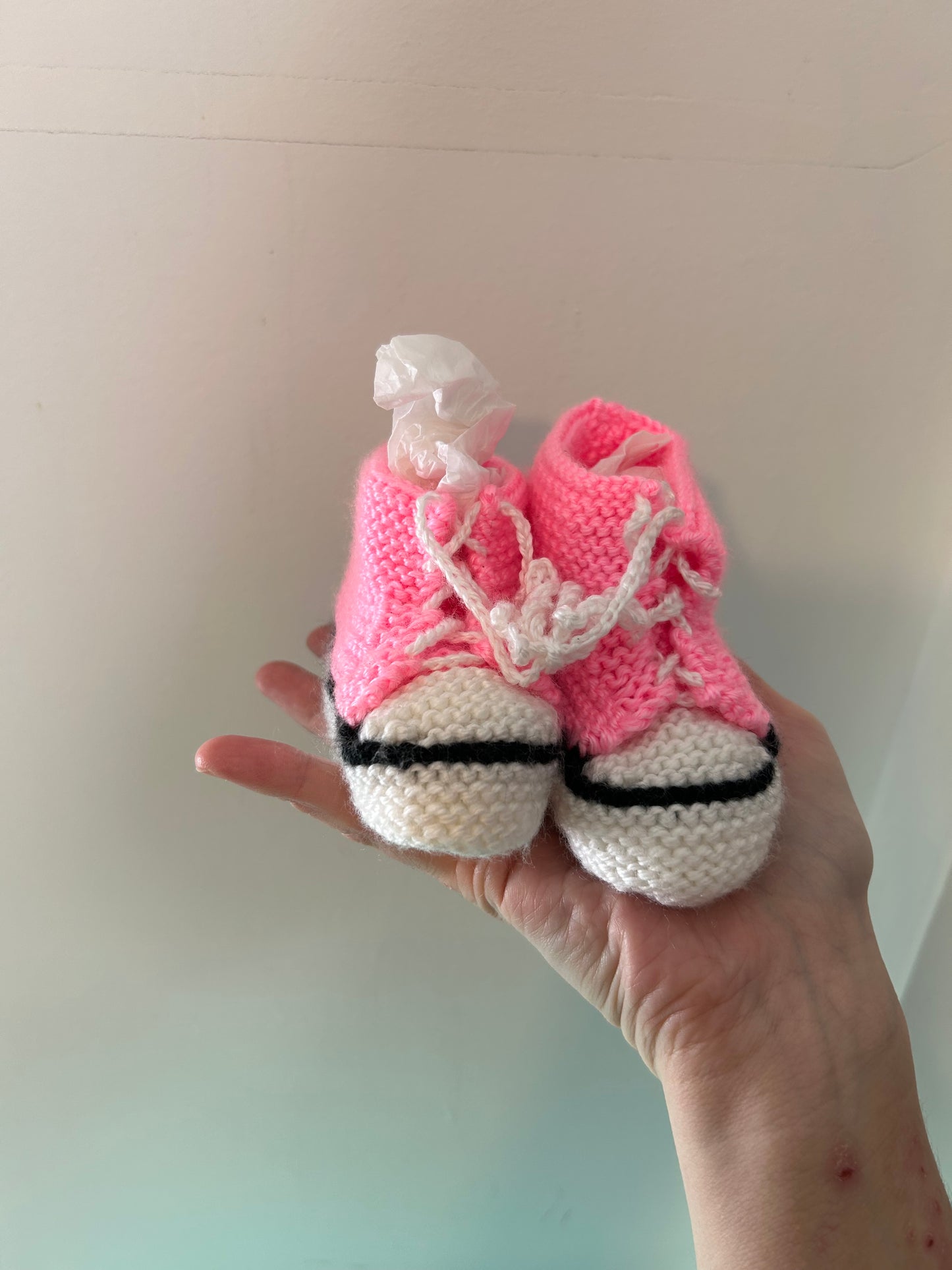 Chausson fait main style converse neuf