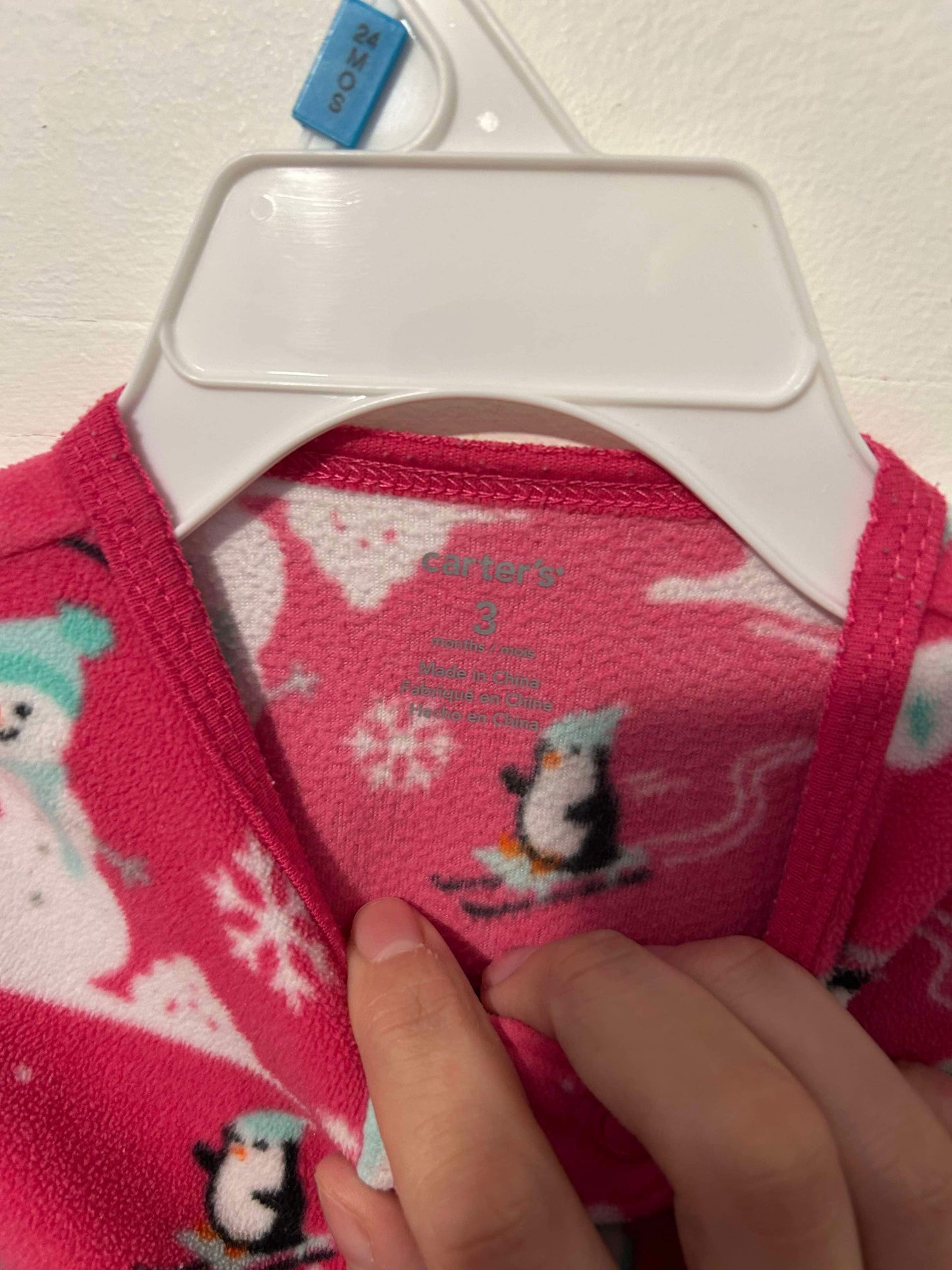 Pyjama carter 3 mois x2 disponible