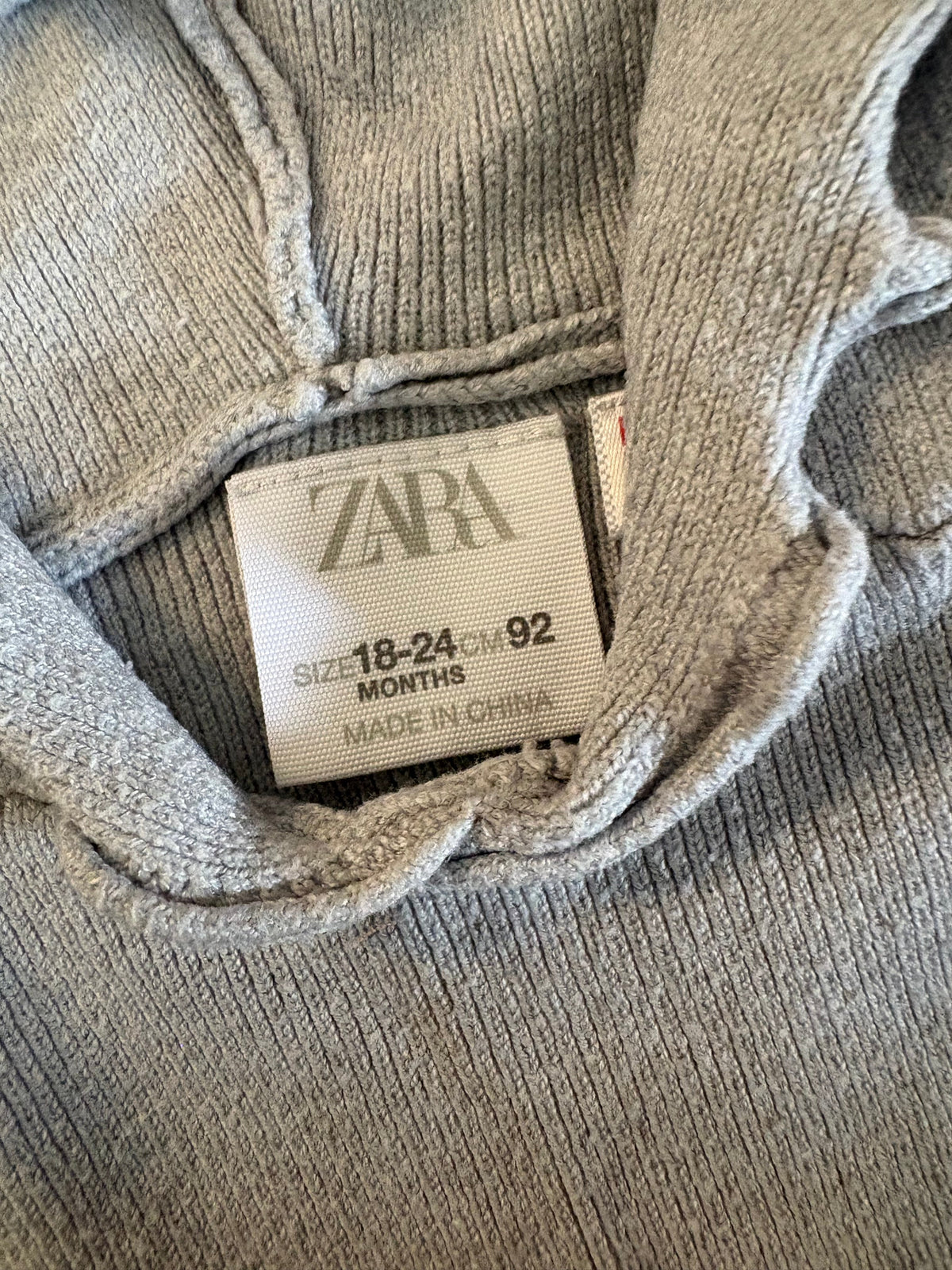 Hoodie Zara 18-24 mois (cmb)