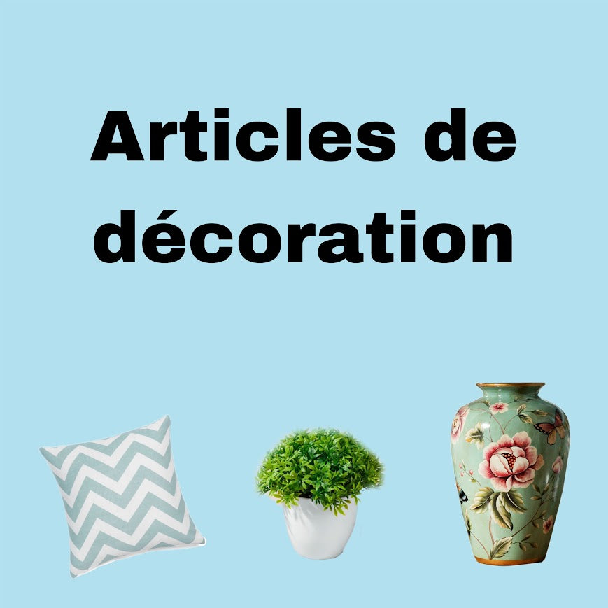 Articles de décoration et accessoires intérieur pour la maison