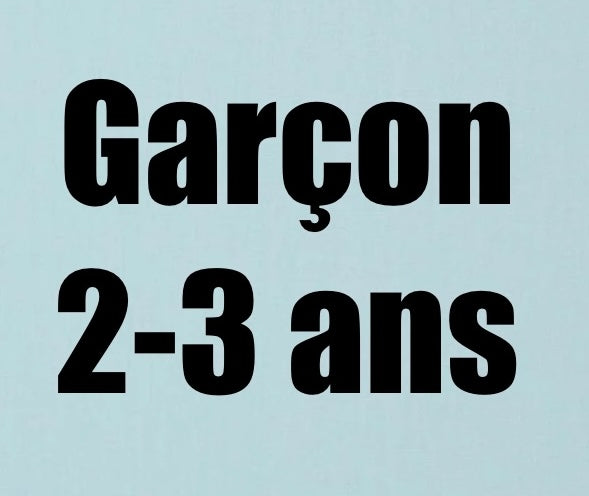 2-3 ans garçon