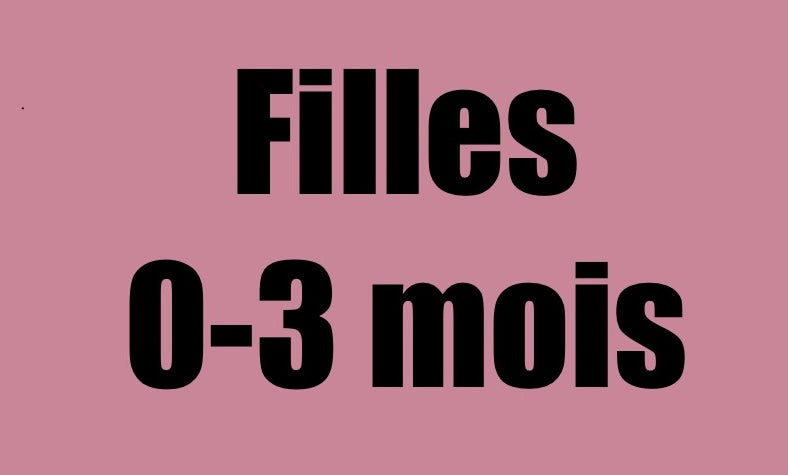 0-3 mois filles