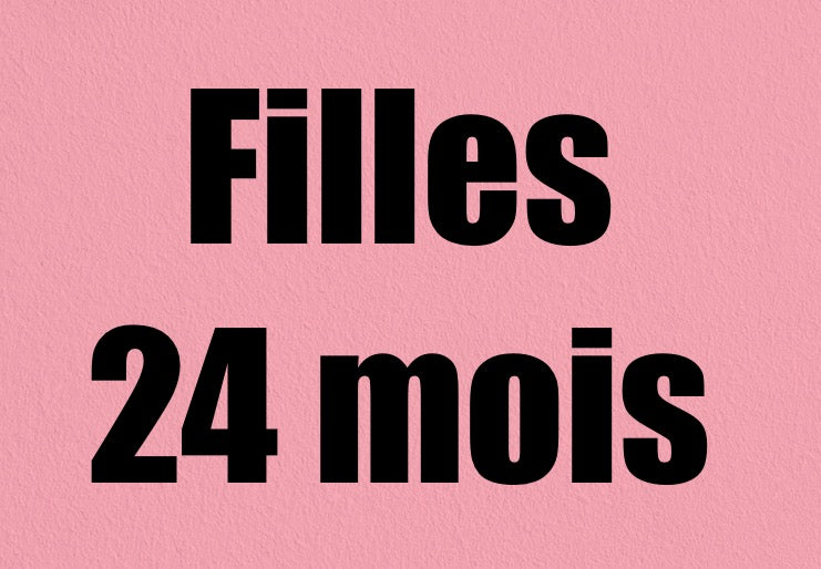 24 mois filles