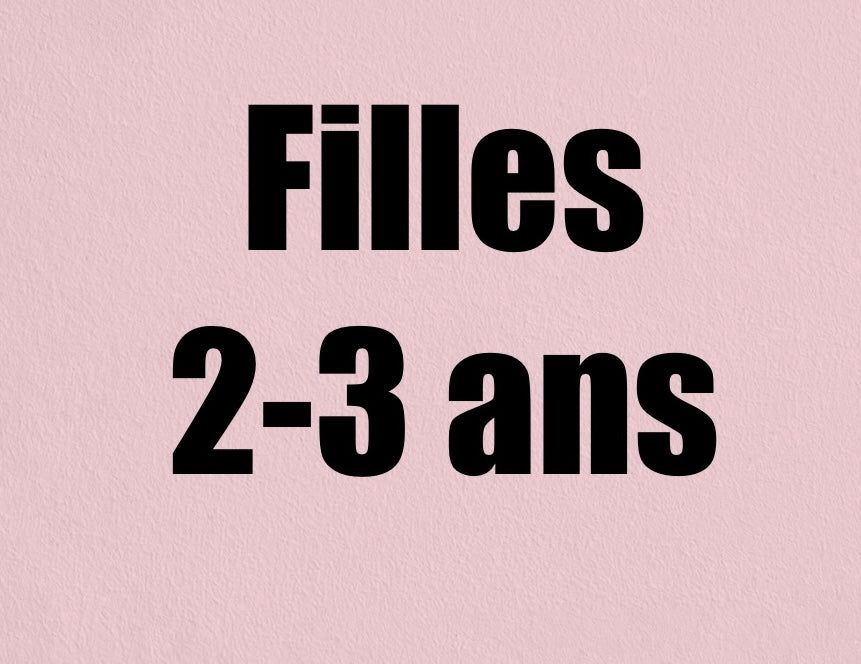 2-3 ans filles