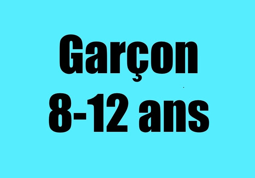 8-12 ans garçon