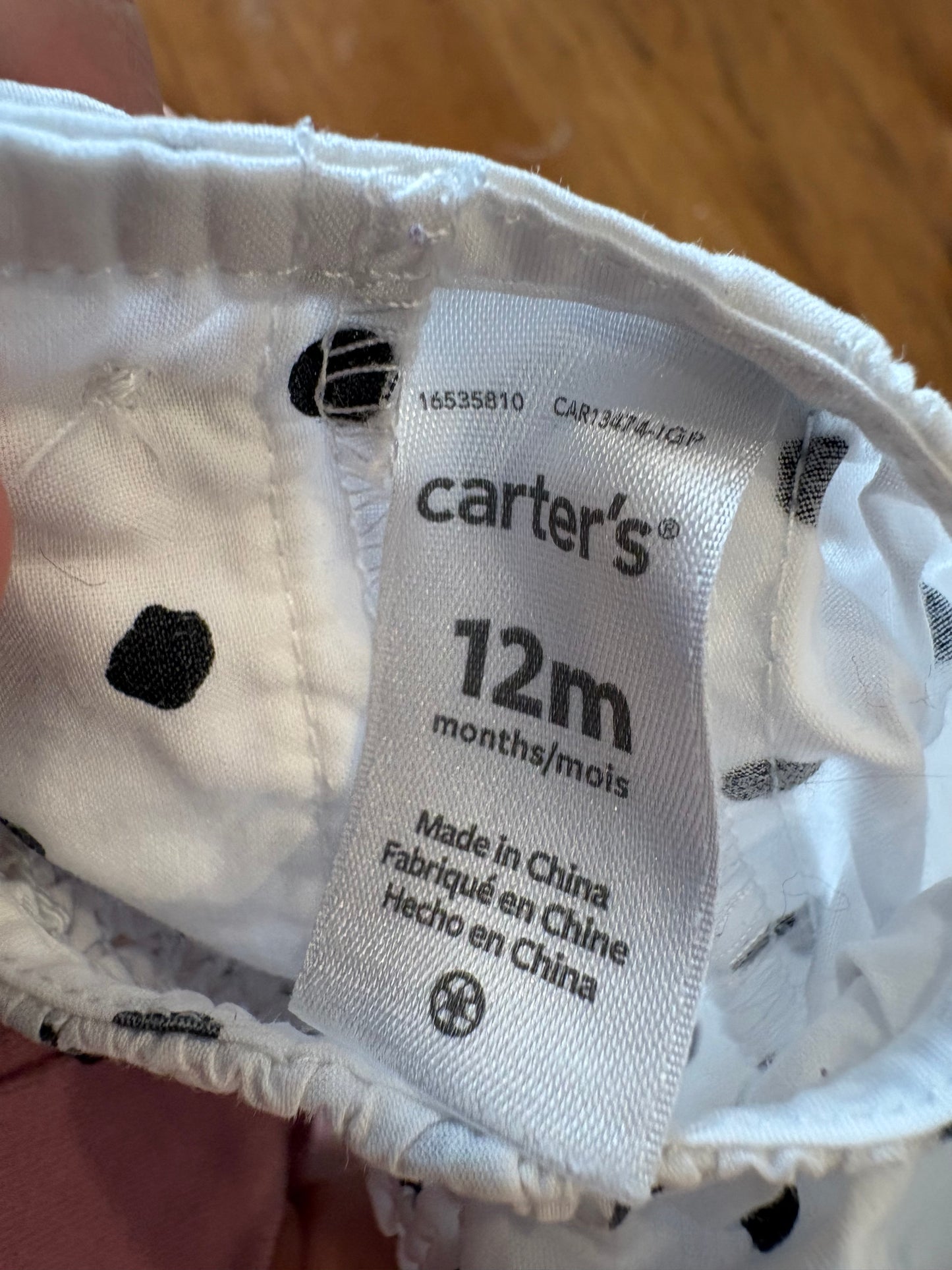 Chandail carter's 12 mois (cmb)