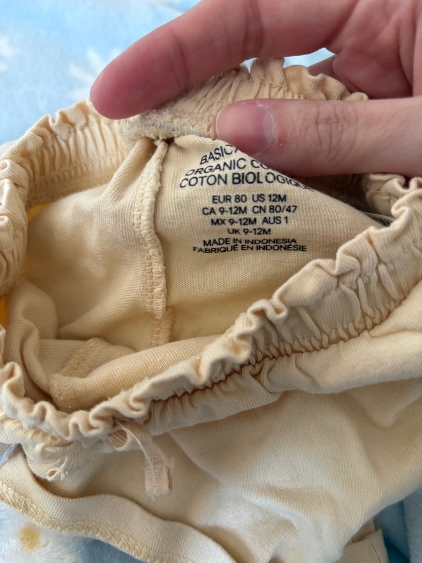 Short h&m basic coton bio 12 mois