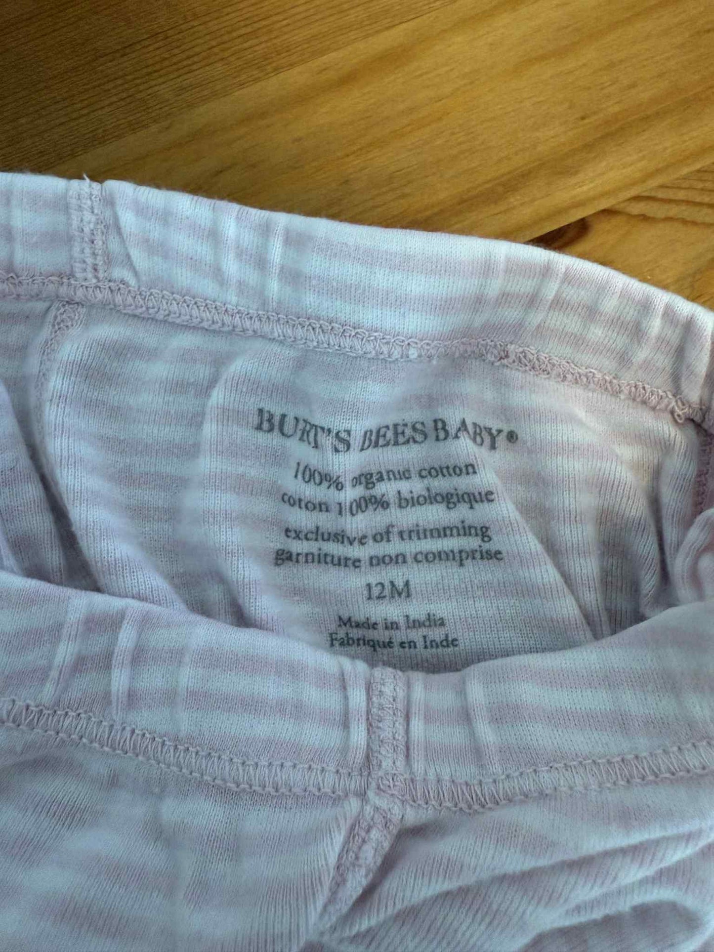 Pantalon burt and bee 12 mois