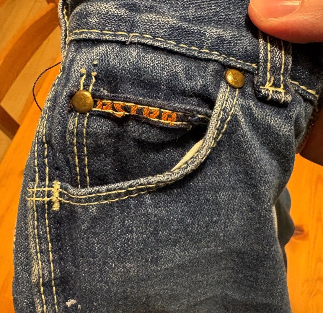 Jeans Astra elephant pant 2ans 70 VINTAGE RARE VALEUR 59$