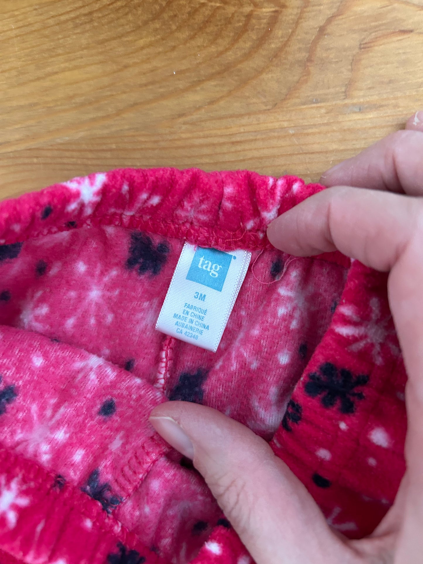 Pantalon pyjama flanelle Tag 3 mois