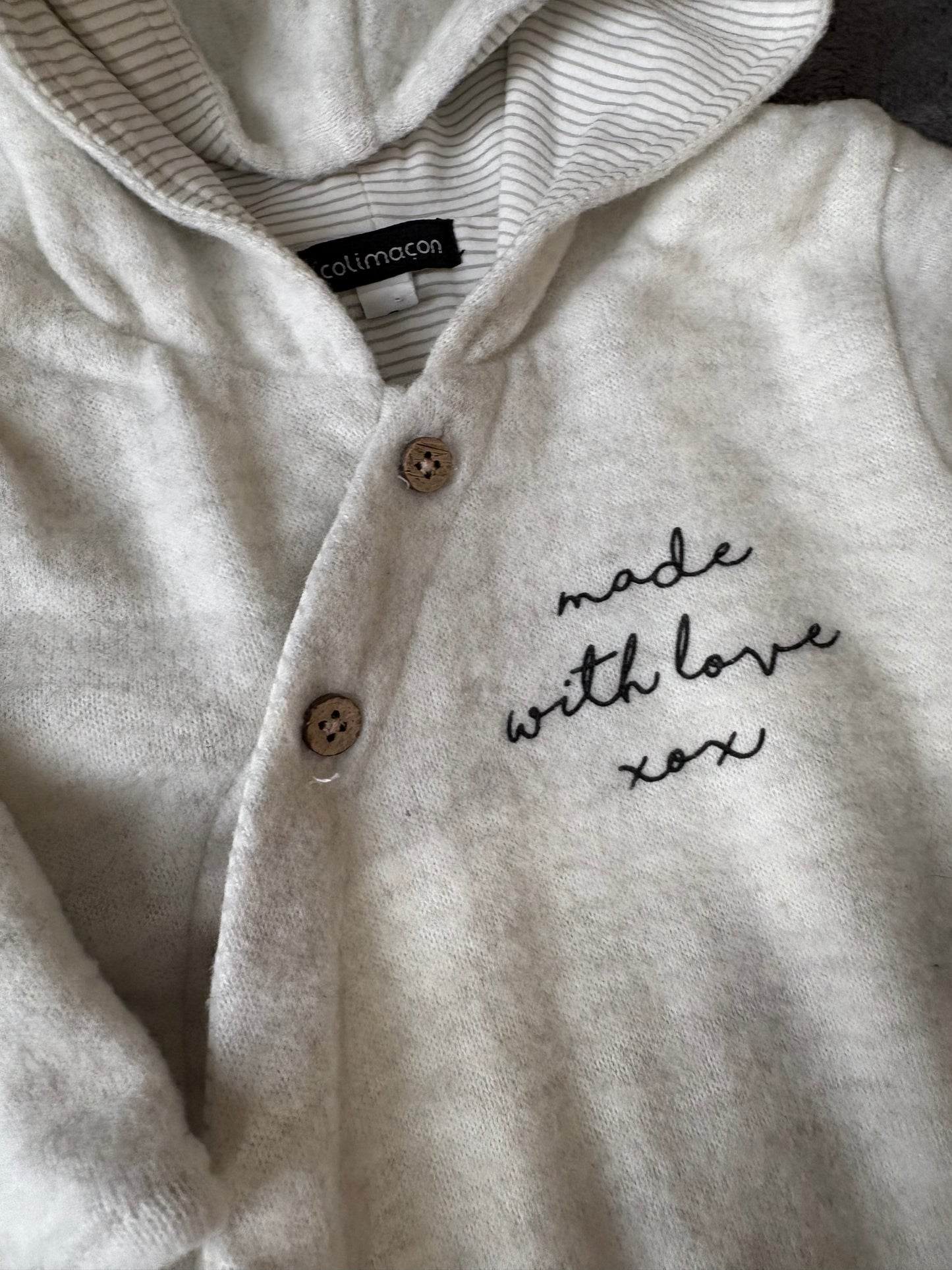 Manteau automne colimaçon 3 mois