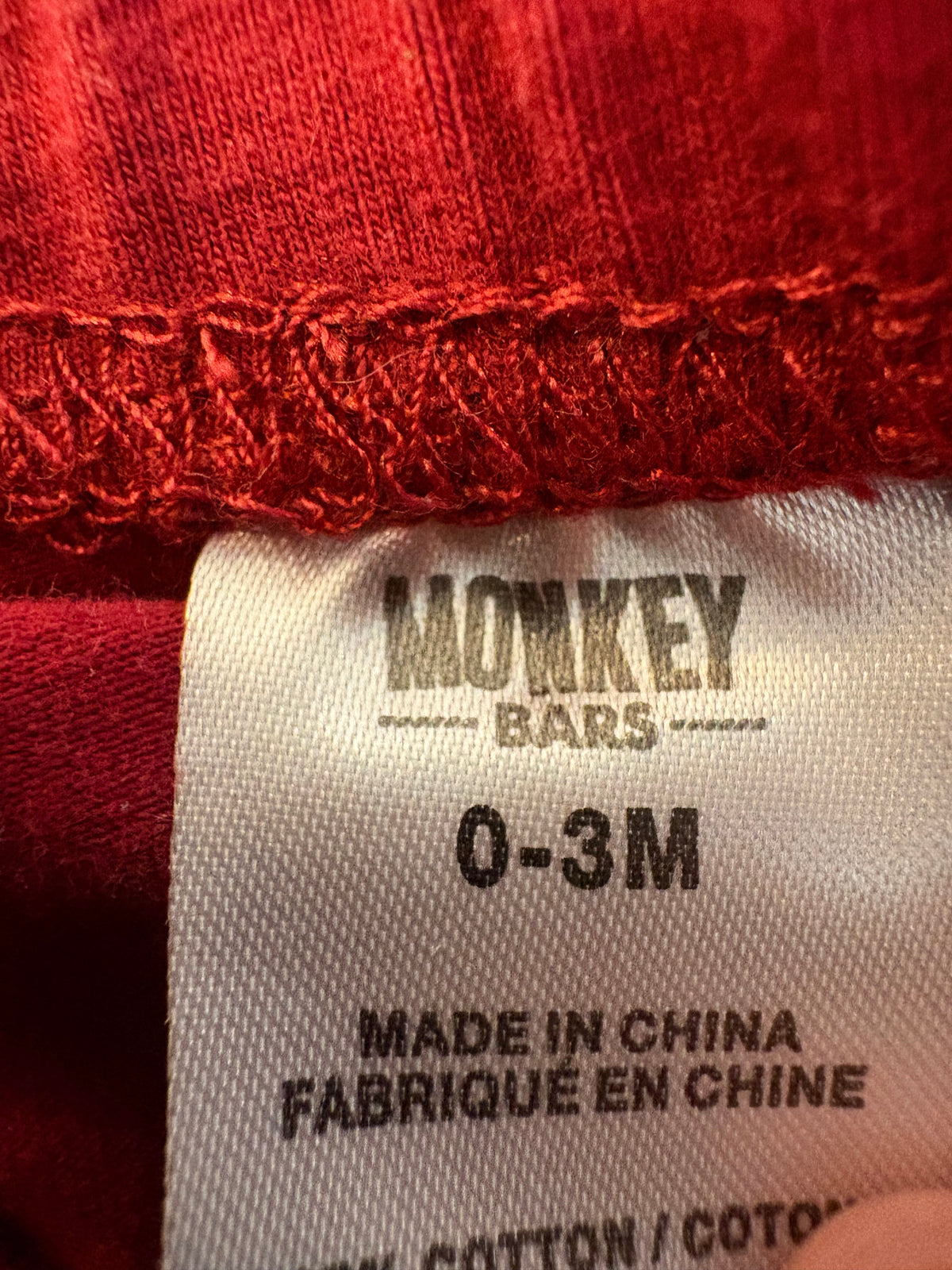 Robe monkey bars 0-3 mois (cmb)