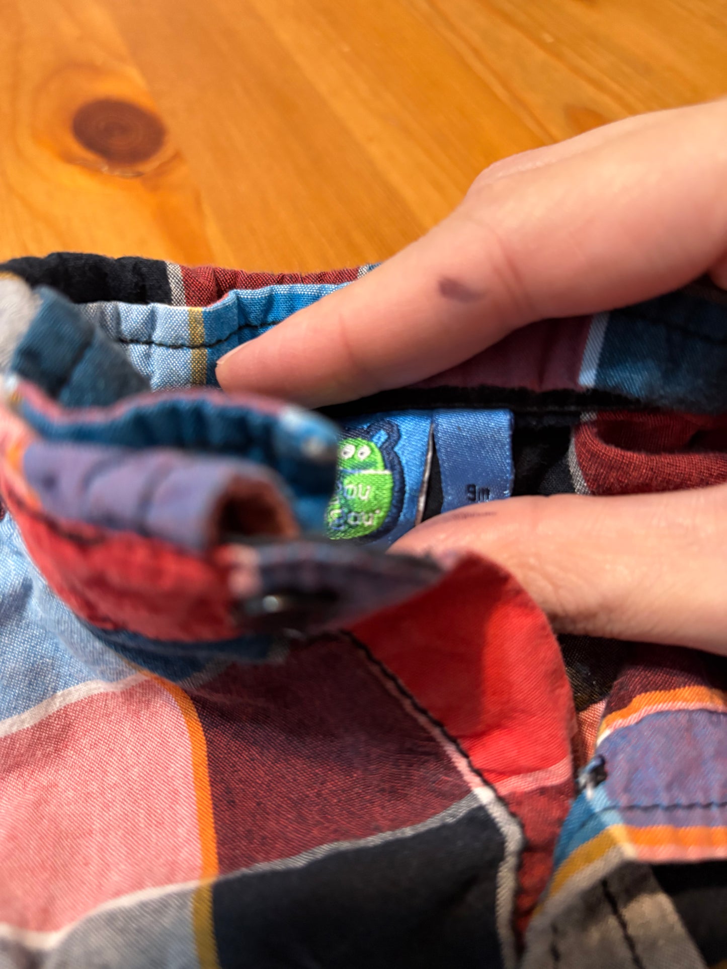 Chemise manche courte gagou tagou 9 mois