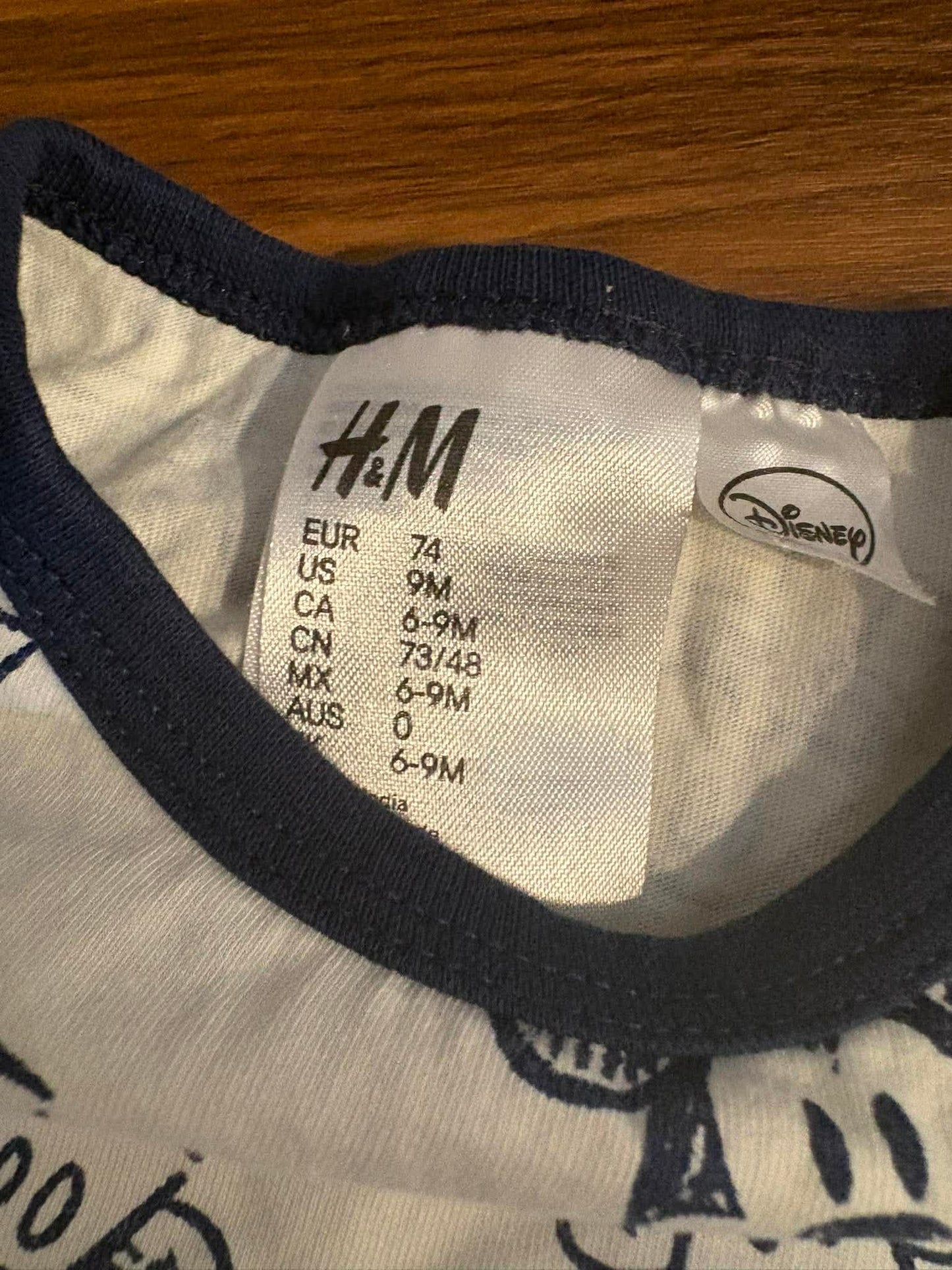 Pyjama h&m 6-9mois(cmb)