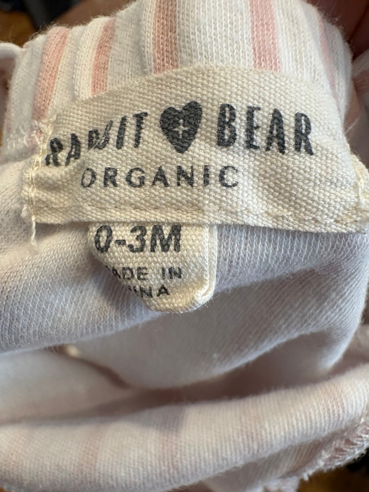 Ensemble fille rabbit bear 0-3 mois (cmb)