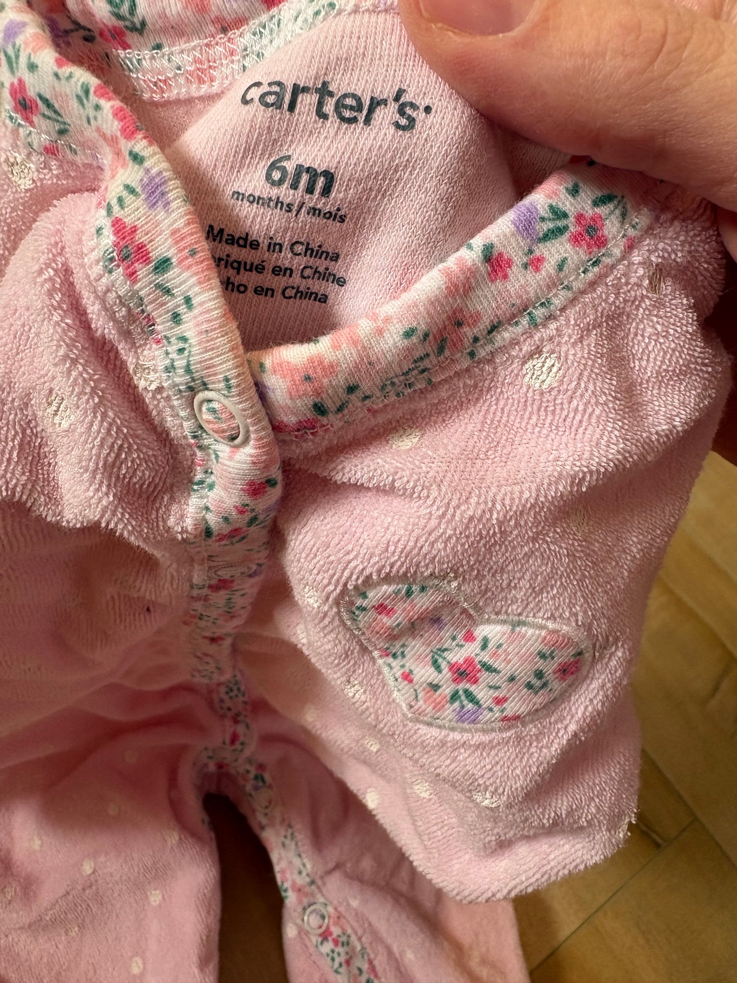 Pyjama carter’s 6 mois