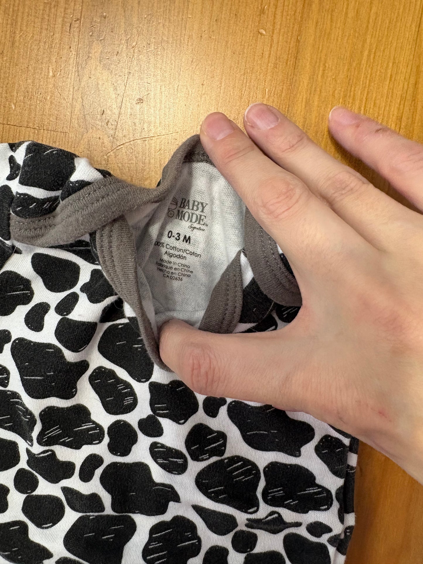 Cache-couche neuf baby mode 0-3 mode