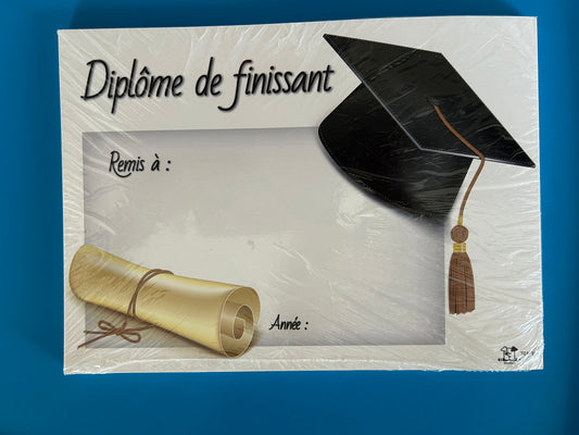 Paquet de diplôme de finissant neuf *