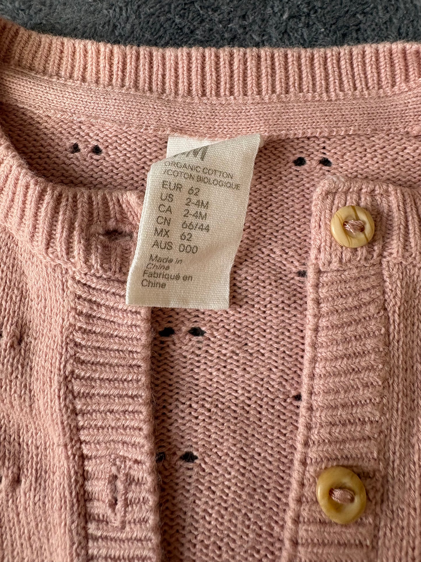 Veste h&m 2-4 mois