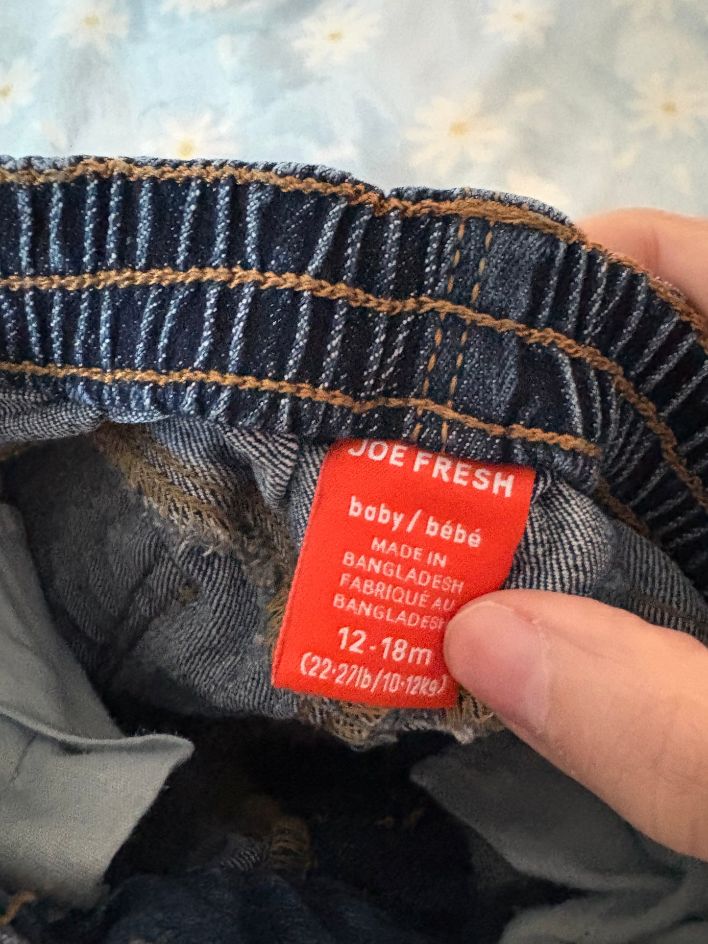 Pantalon joe fresh 12-18 mois