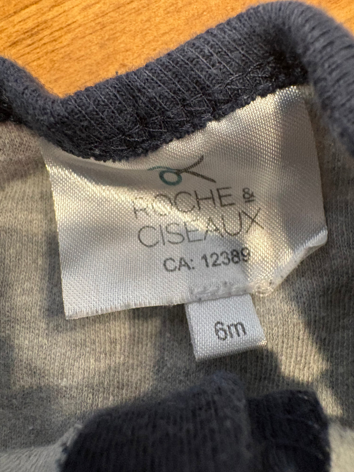Pyjama roche&ciseau 6 mois (cmb)