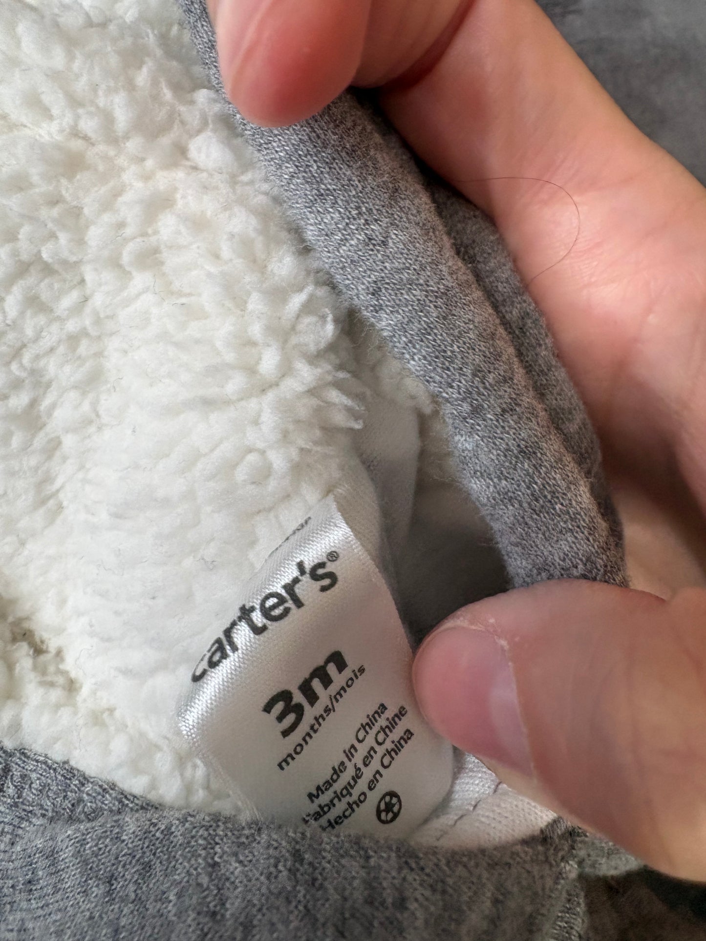 Manteau automne carter’s 3 mois