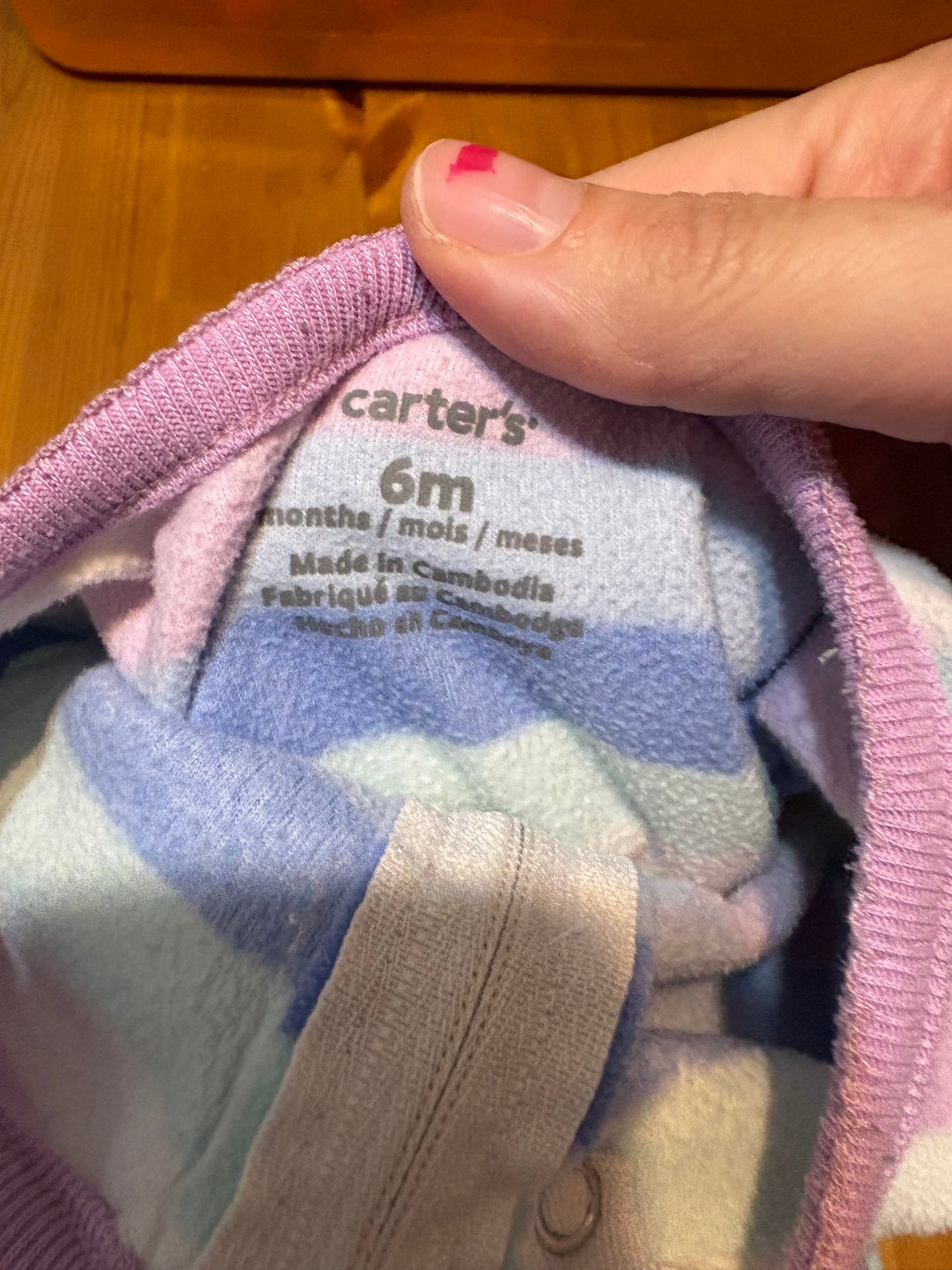 pyjama 6 mois carter’s