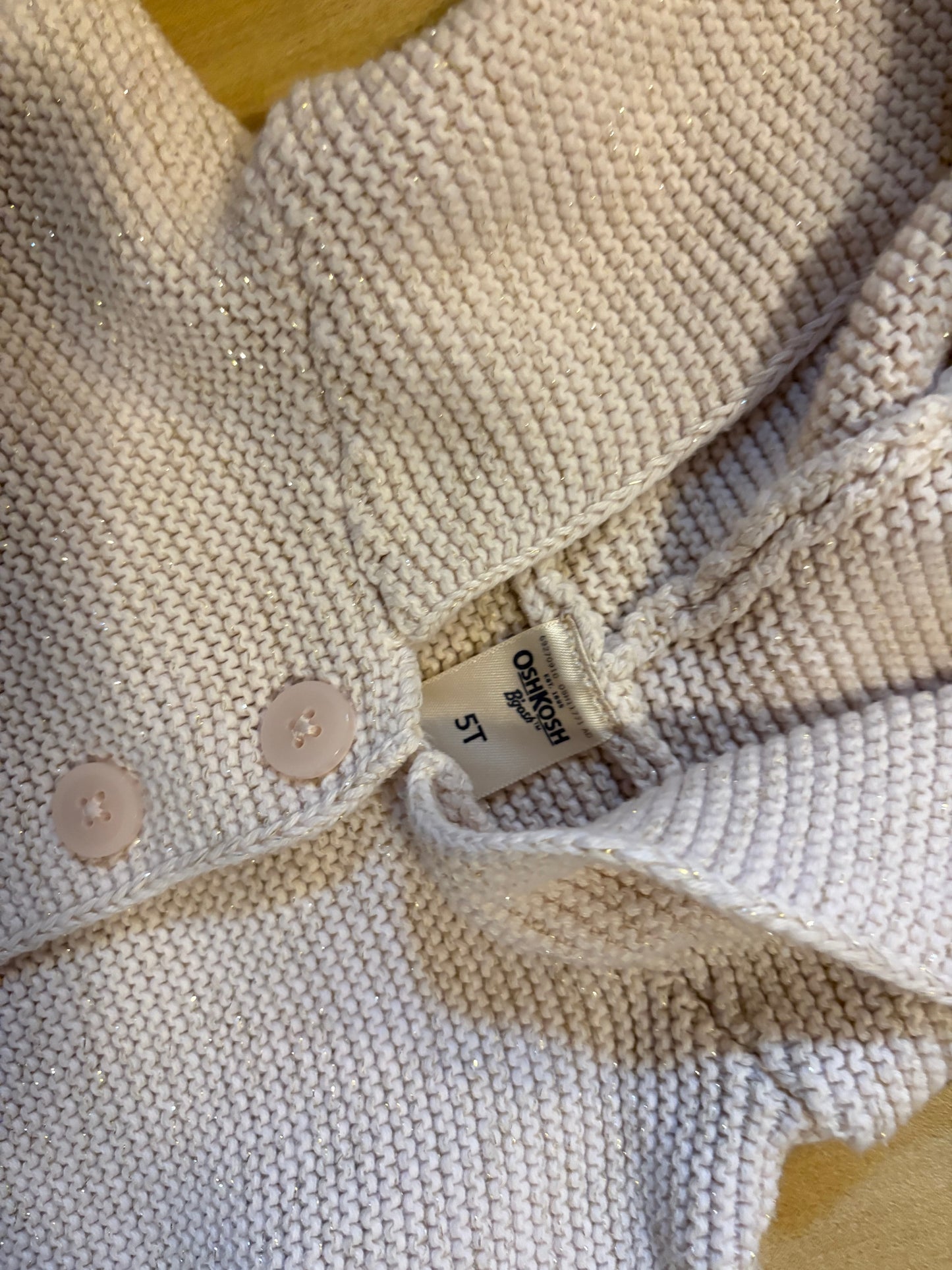 Veste tricot oskosh 5t
