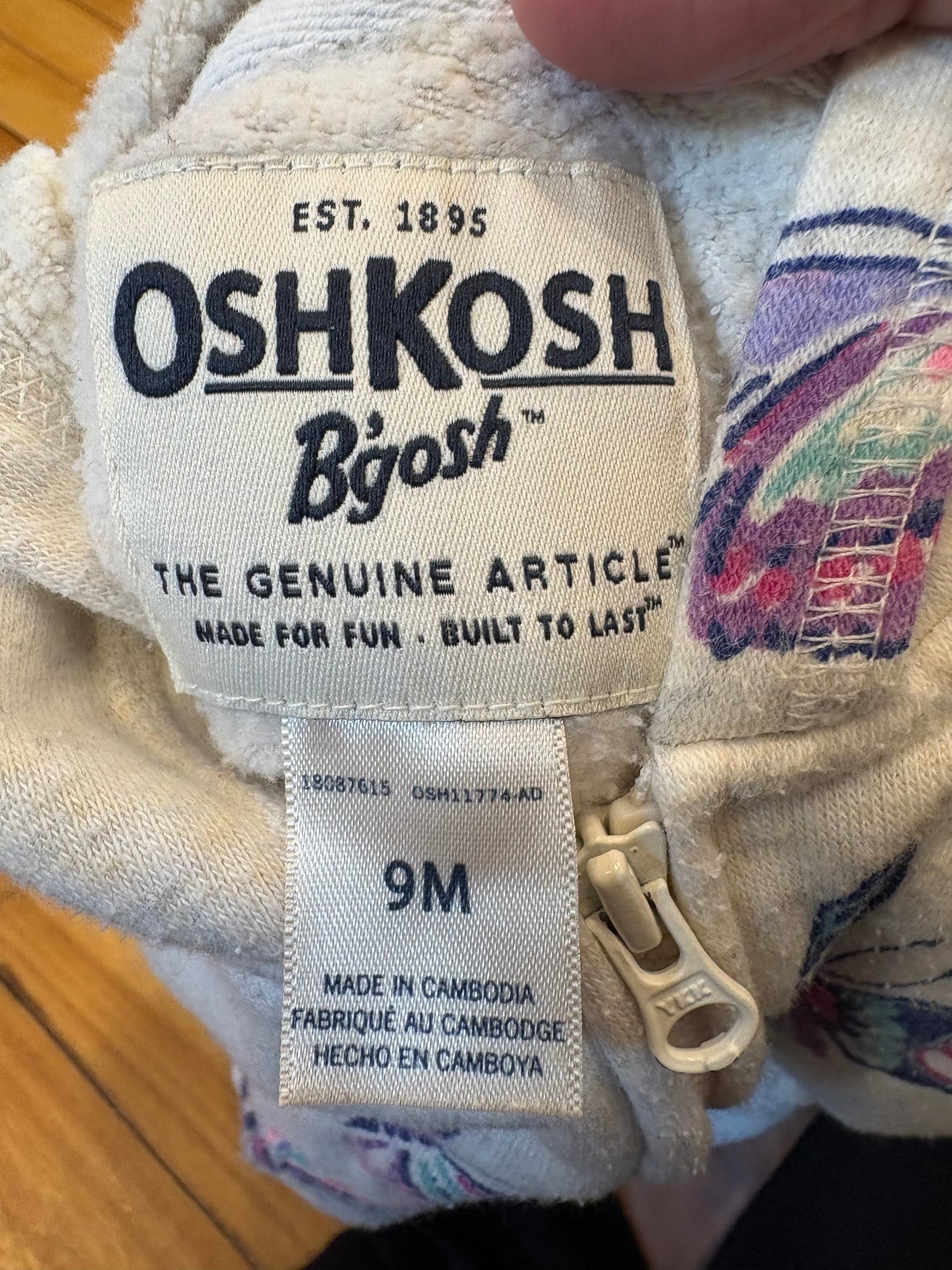 Veste Oshkosh 9 mois