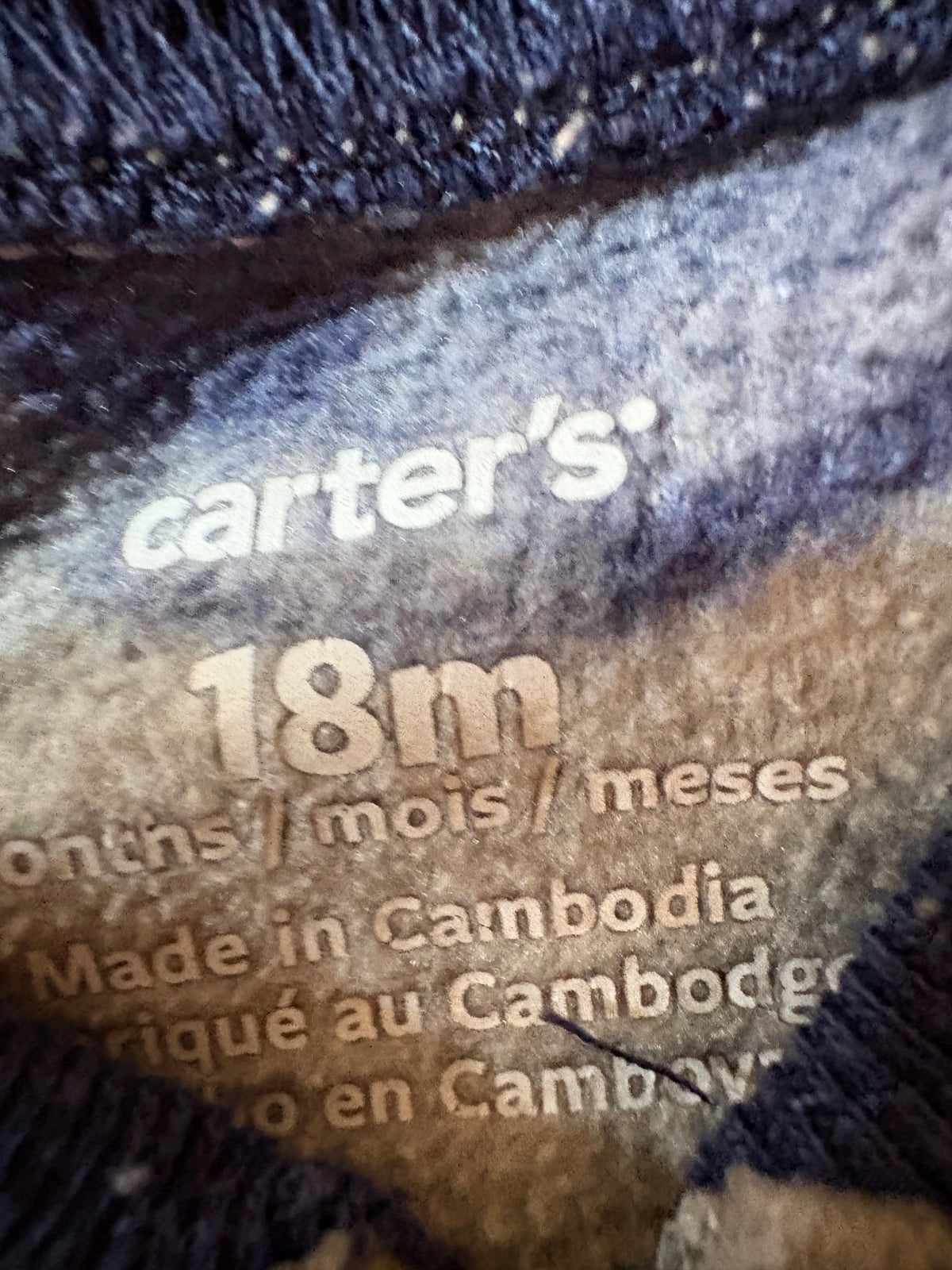 Pyjama carter's 18 mois (cmb)