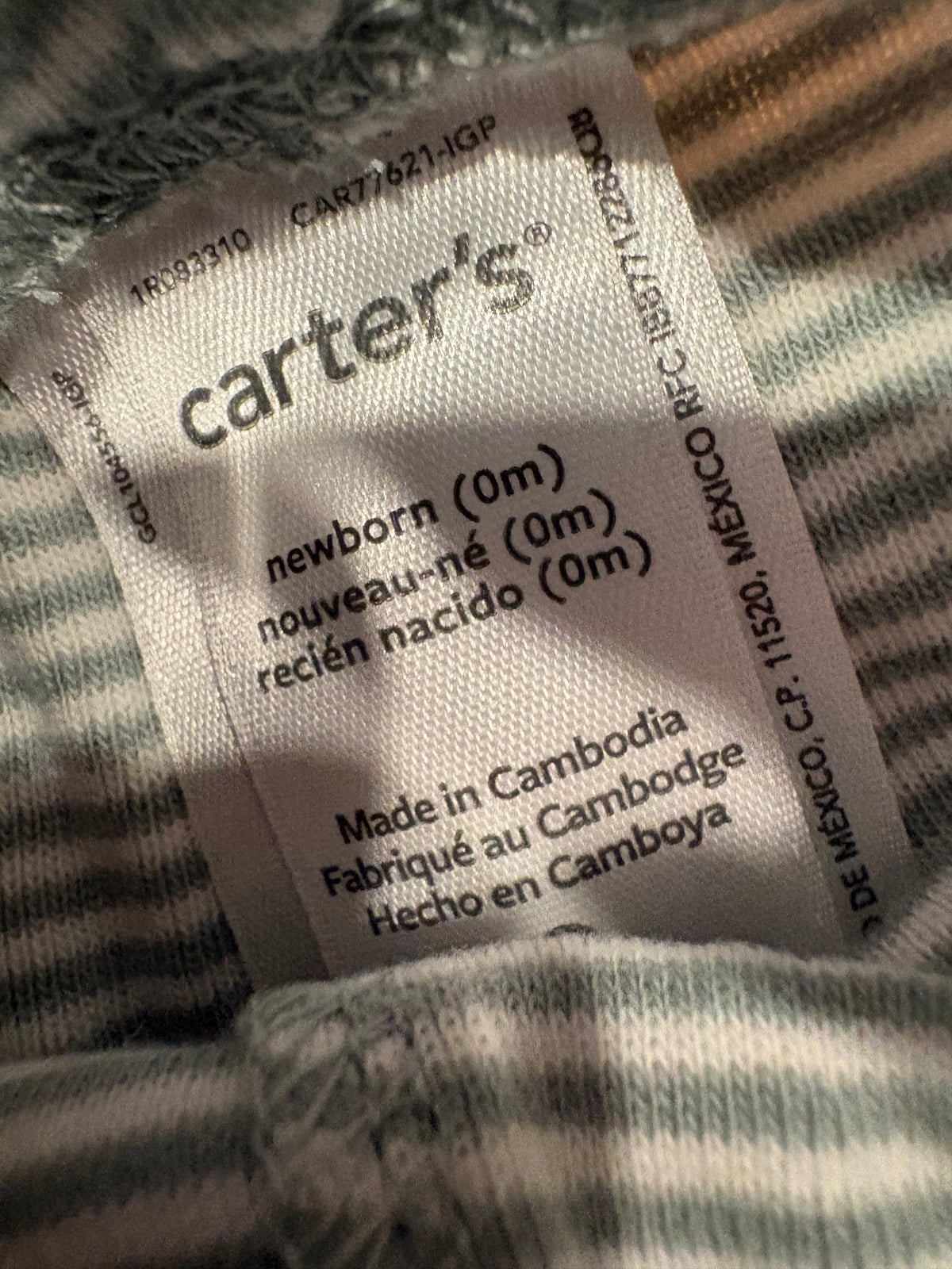 Pantalon newborn carter's (cmb)