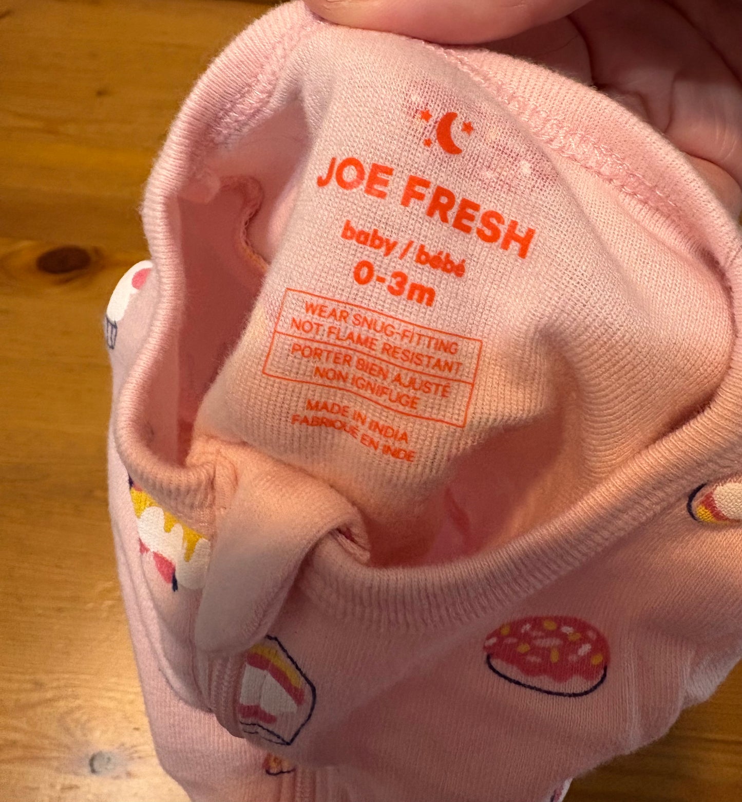 Pyjama joe fresh 0-3 mois neuf
