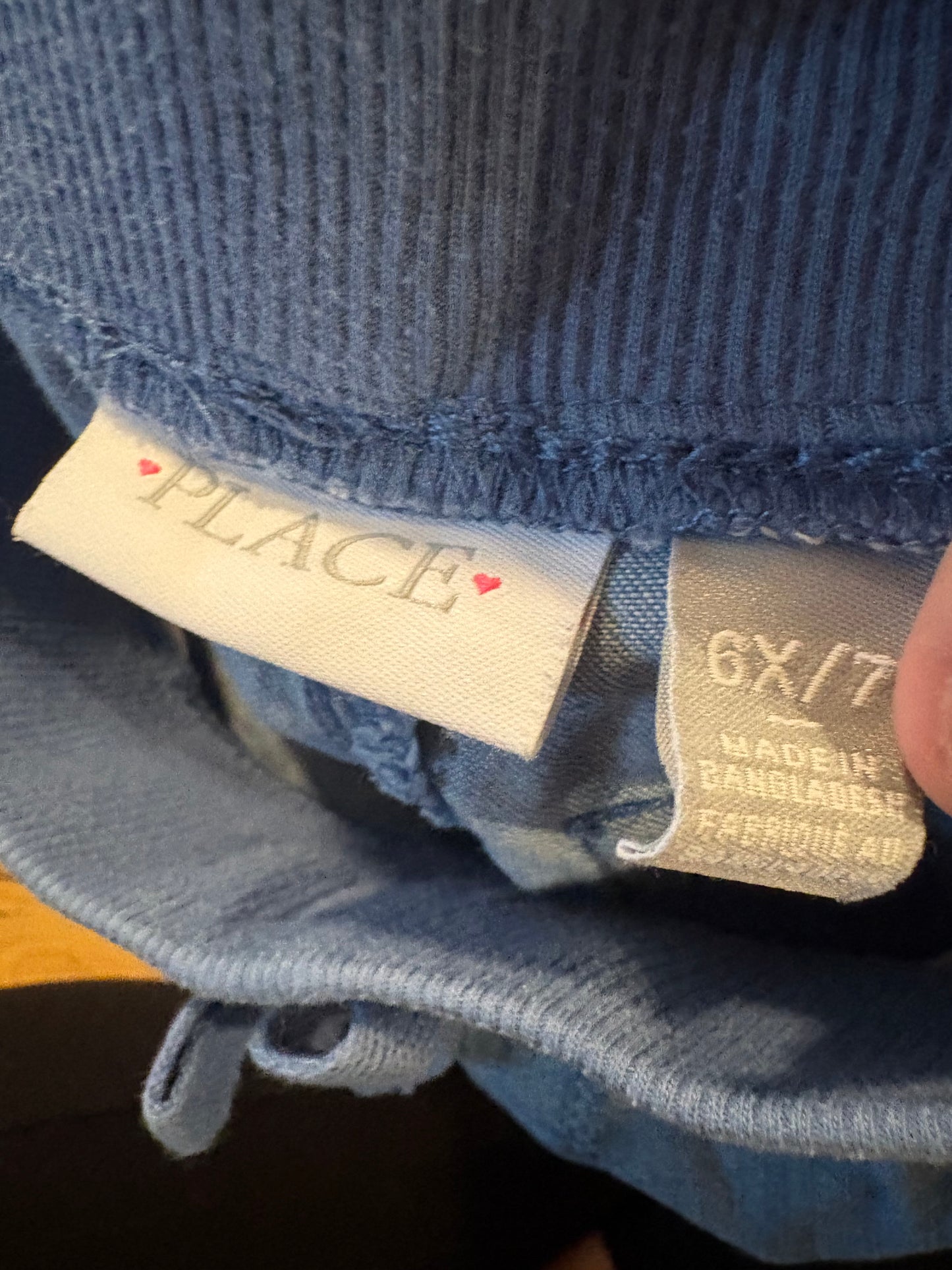 Short 6/7 ans place