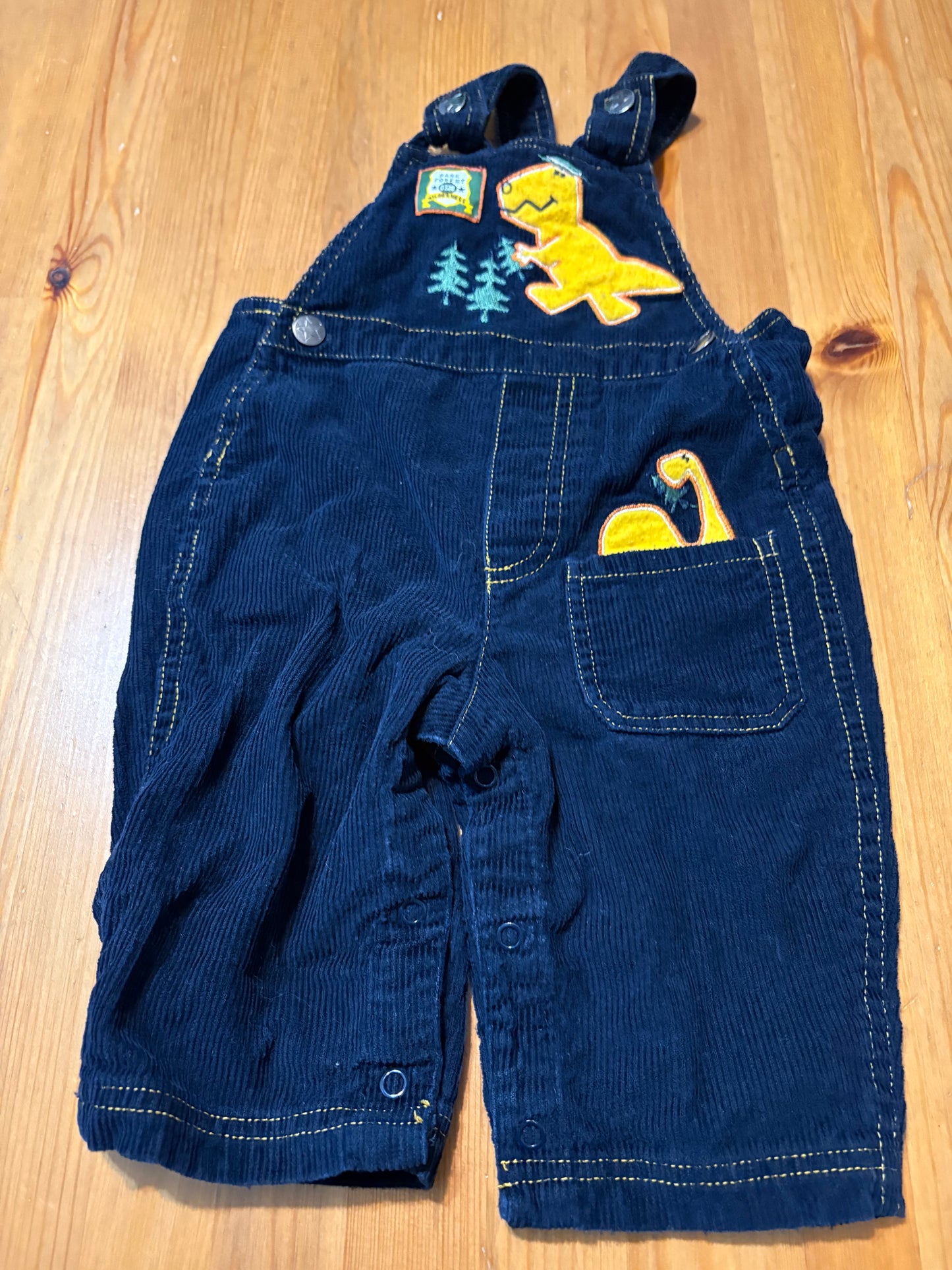 Salopette vintage baby togs 6-9 mois