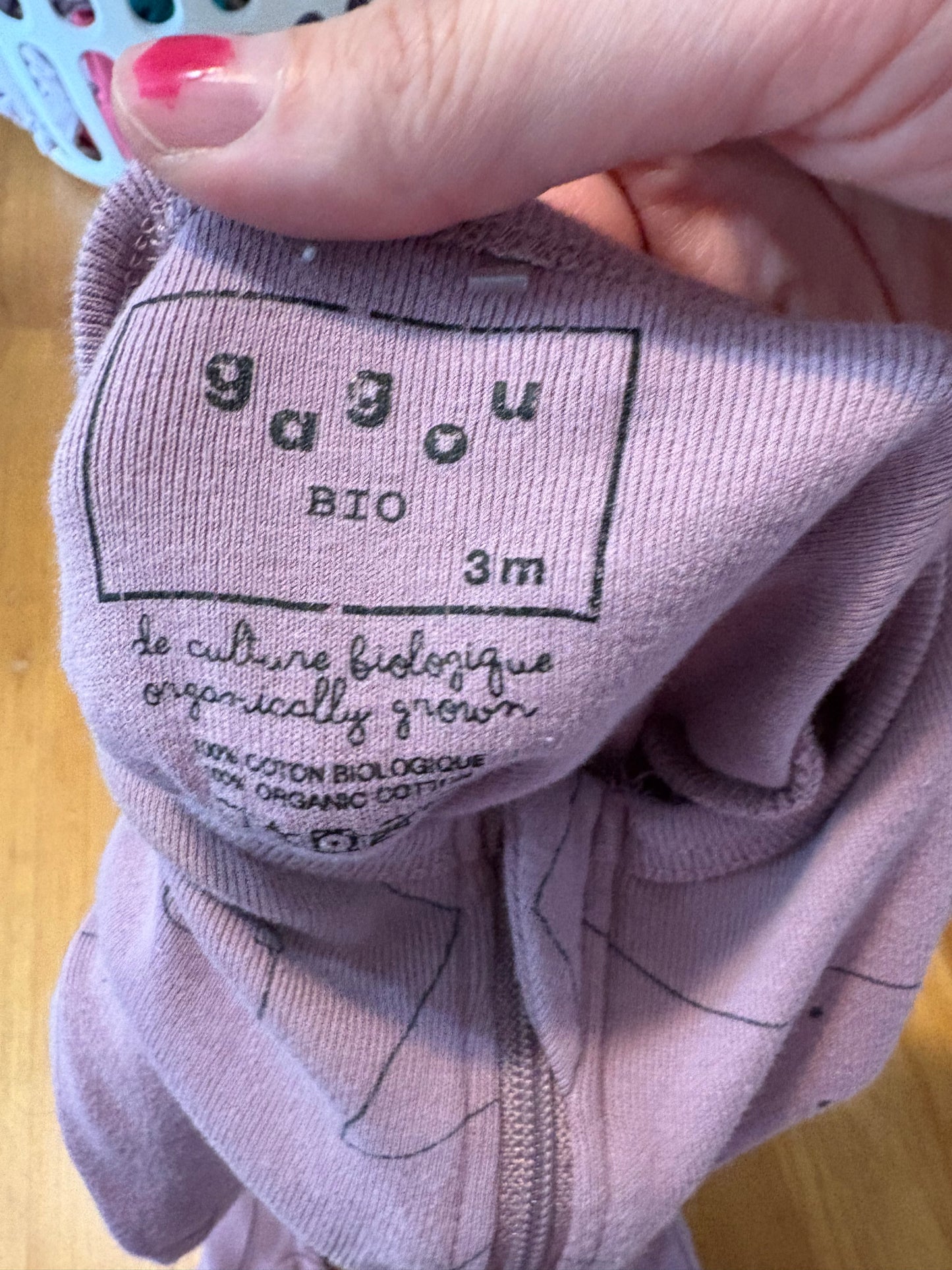 Pyjama gagou tagou bio 3 mois