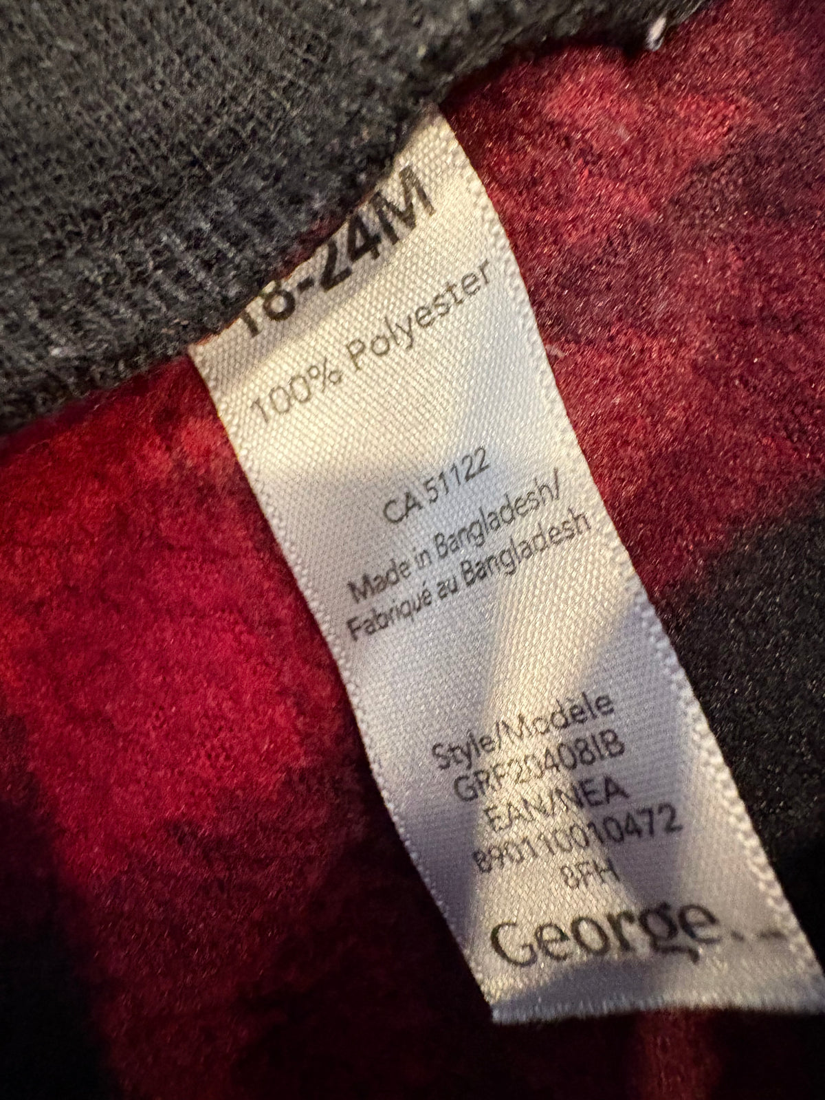 Pyjama George 18-24 mois (cmb)